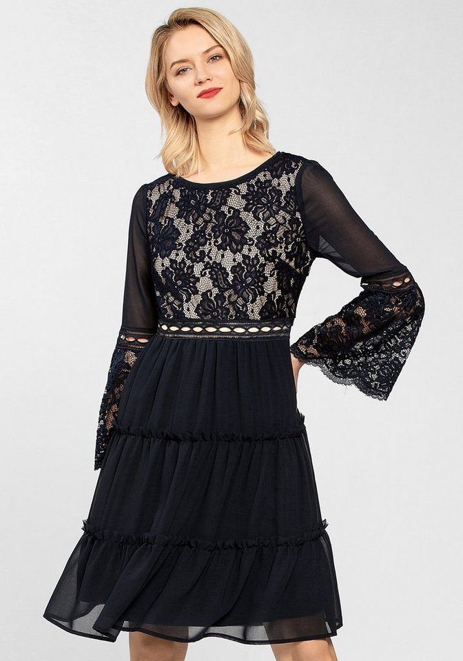 Apart Chiffonkleid Apart Chiffonkleid