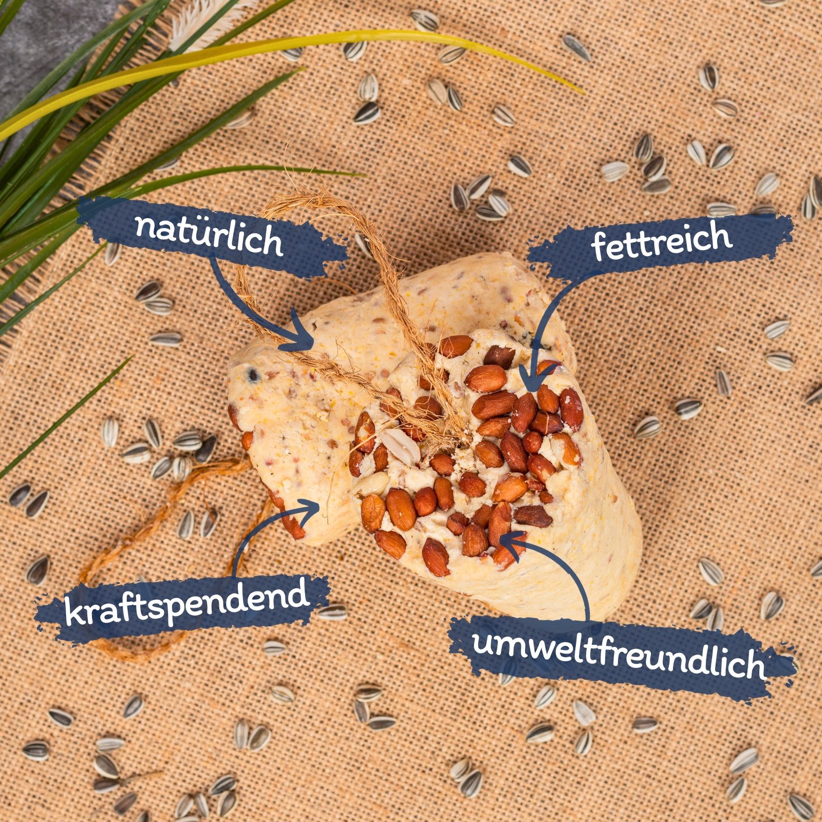 Lyra Pet 12 Stk. Lyra Pet® Energie Boost Nuss Riegel mit Erdnüssen, für: Wildvogel