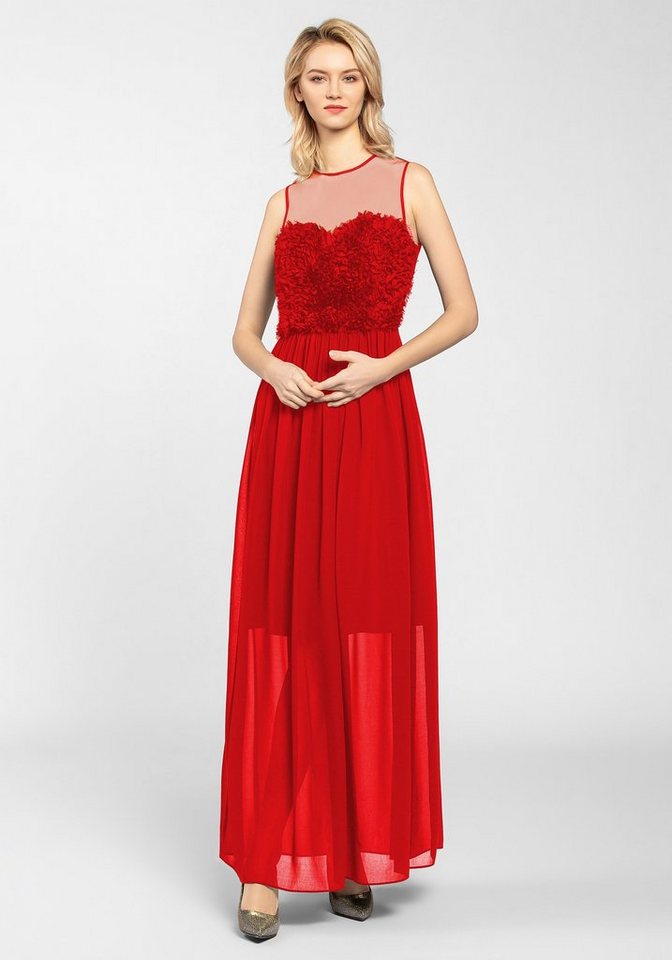 Apart Chiffonkleid Apart Chiffonkleid