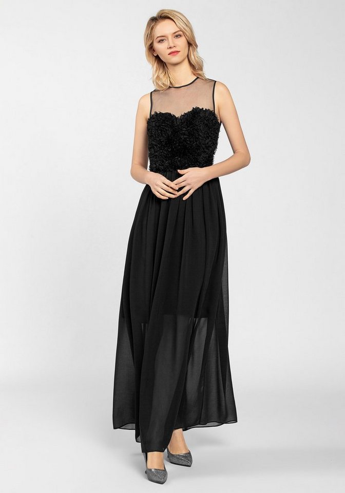 Apart Chiffonkleid Apart Chiffonkleid