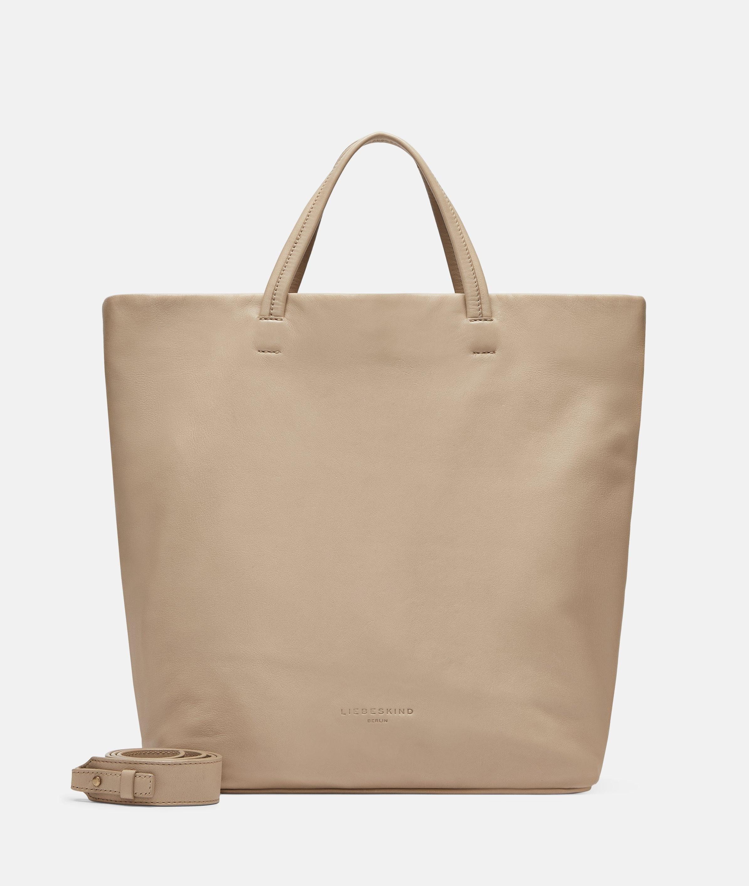 Henkeltasche Große Tote-Bag aus Schafsleder