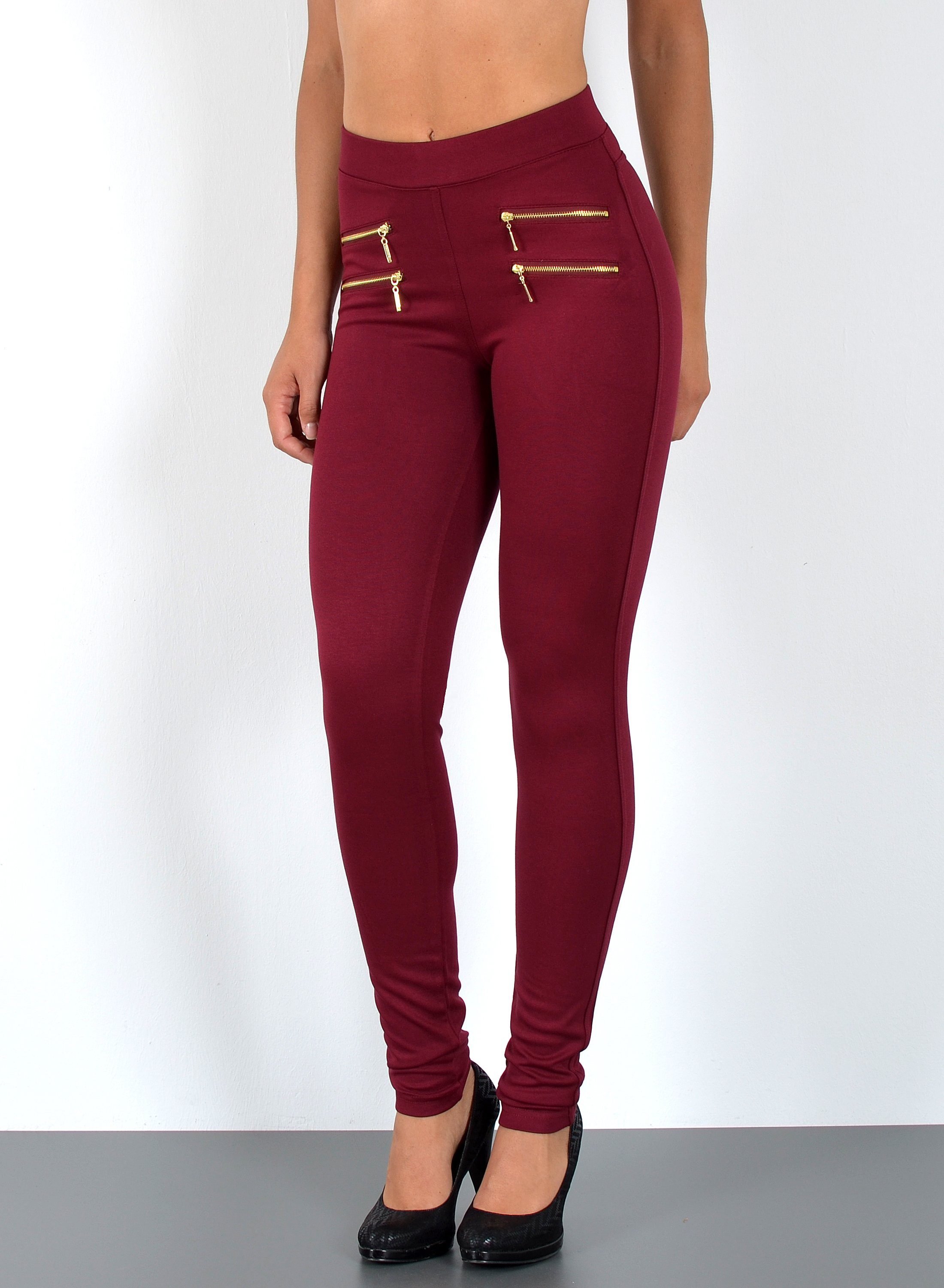 ESRA Stretch-Hose Sehr enge Damen Treggings günstig online kaufen