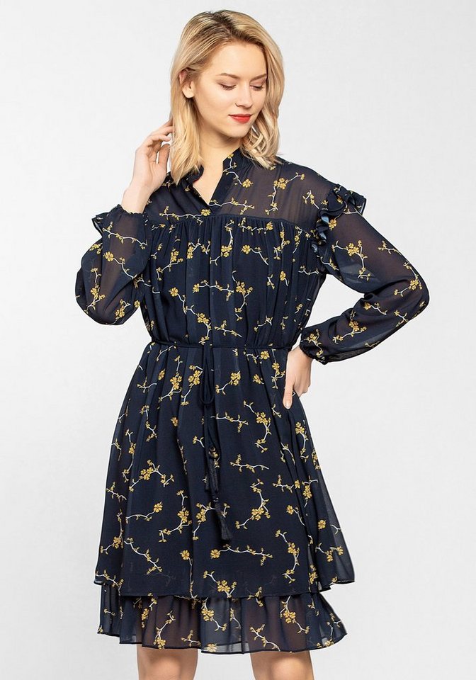 Apart Chiffonkleid Apart Chiffonkleid