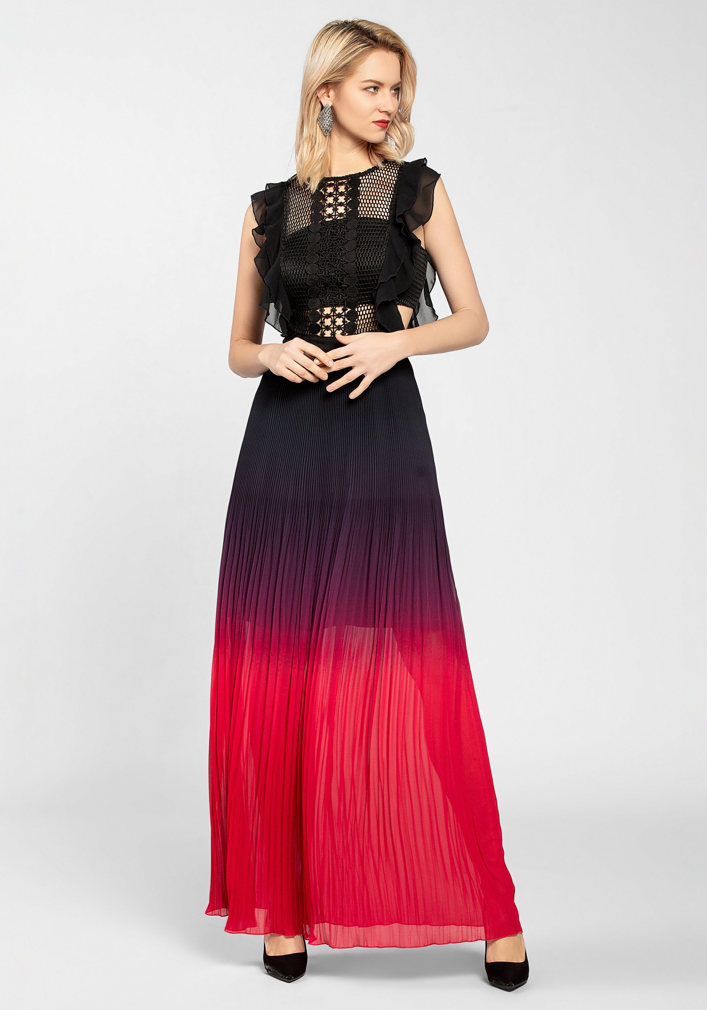 Apart Abendkleid Dip Dye Effekt Online Kaufen Otto