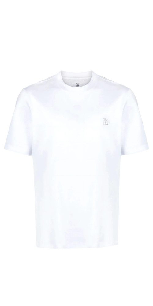 BRUNELLO CUCINELLI T-Shirt Brunello logo-print cotton T-shirt