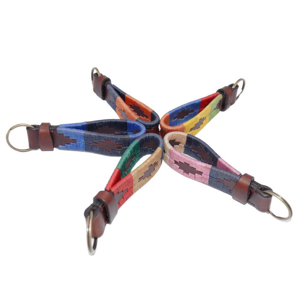 Kipita Schlüsselanhänger Hochwertig Schlüsselanhänger, echtes Argentinisches Polo Gentle bestickter Leder Leder, echtes Design
