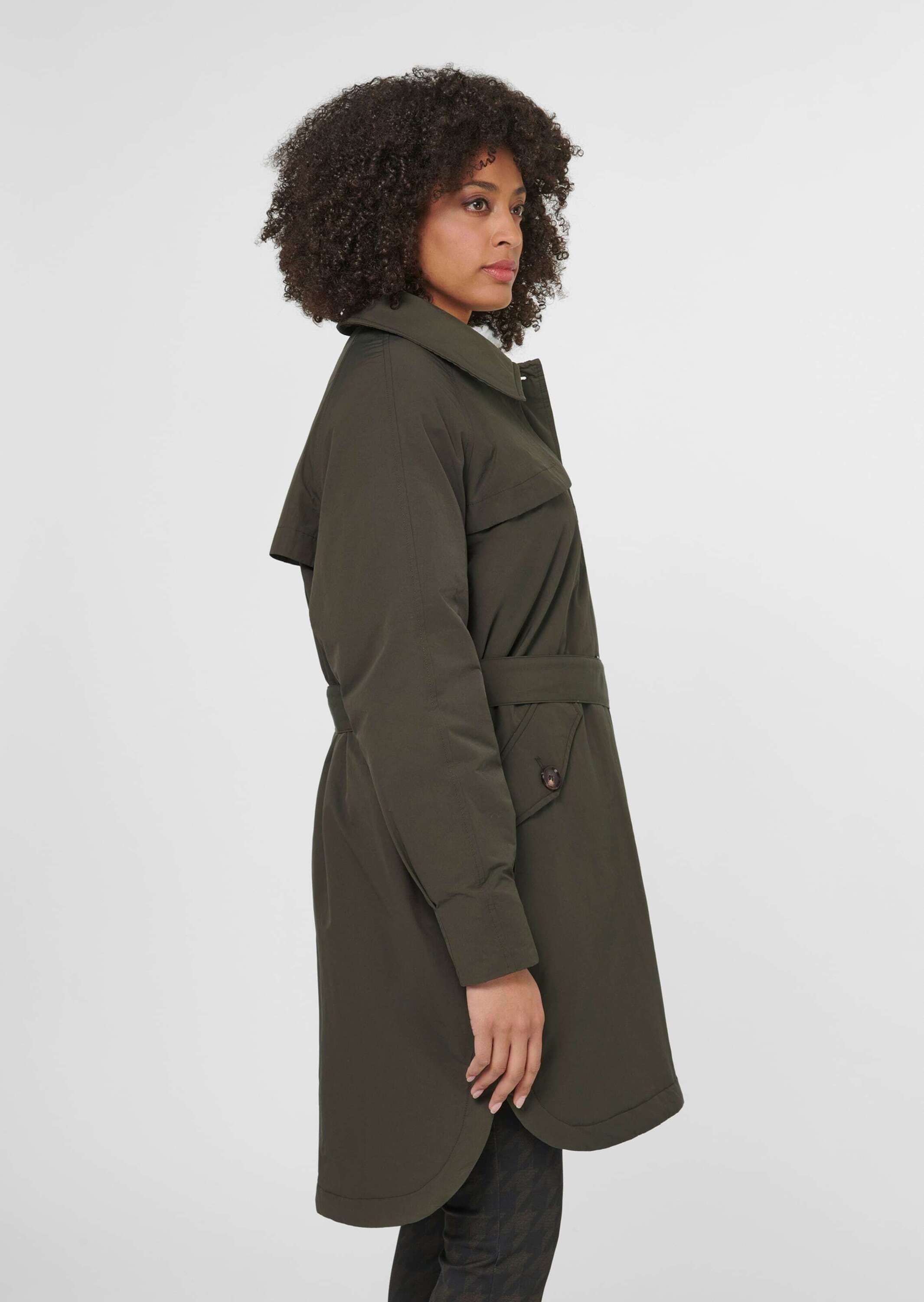 MADELEINE Kurzmantel Modischer Trenchcoat mit Warmfutter