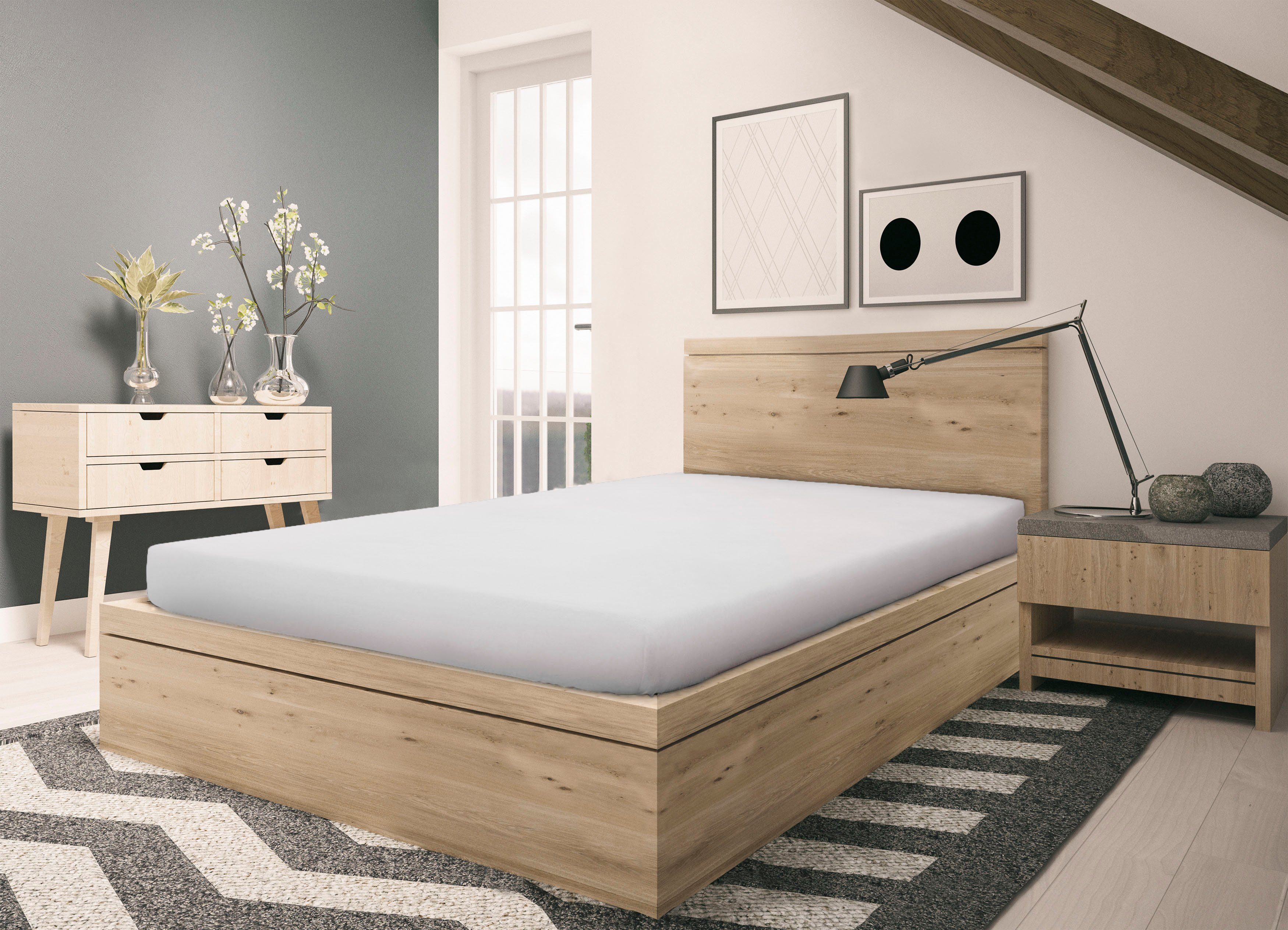 SETEX Spannbettlaken "Feinbiber in Gr. 70x140, 90x200, 140x200 oder 180x200 günstig online kaufen