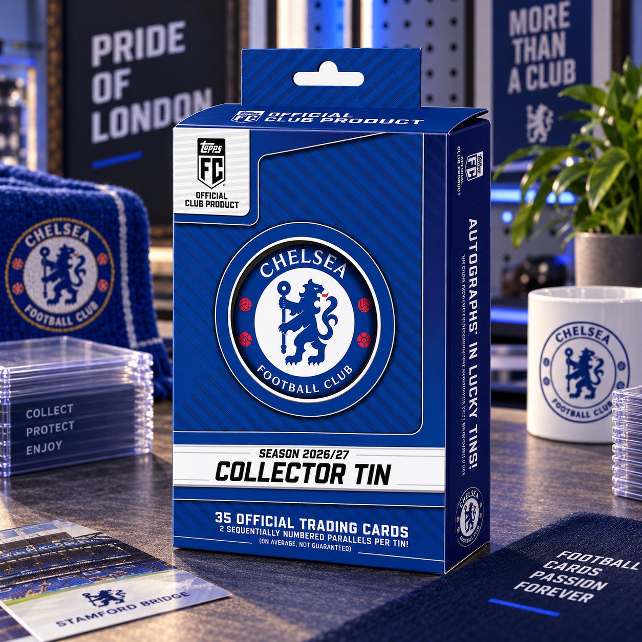 Topps Sammelkarte 2026-2027 Topps FC Chelsea Collector Tin
