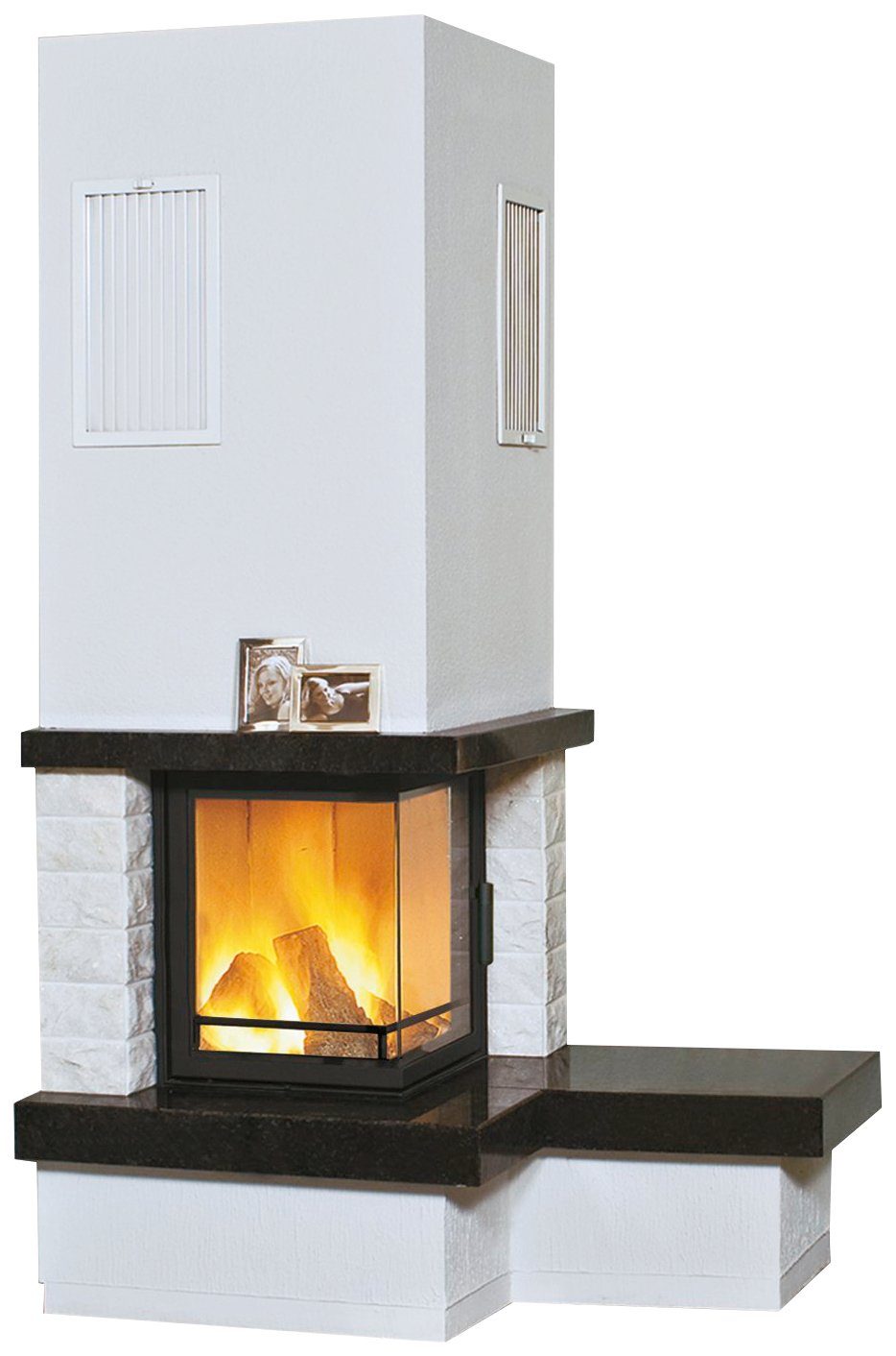 HARK Комплекты камина »Nebraska«, 5 kW, Zeitbrand, Aufbaumaterial bis Raumhöhe 250cm inkl.