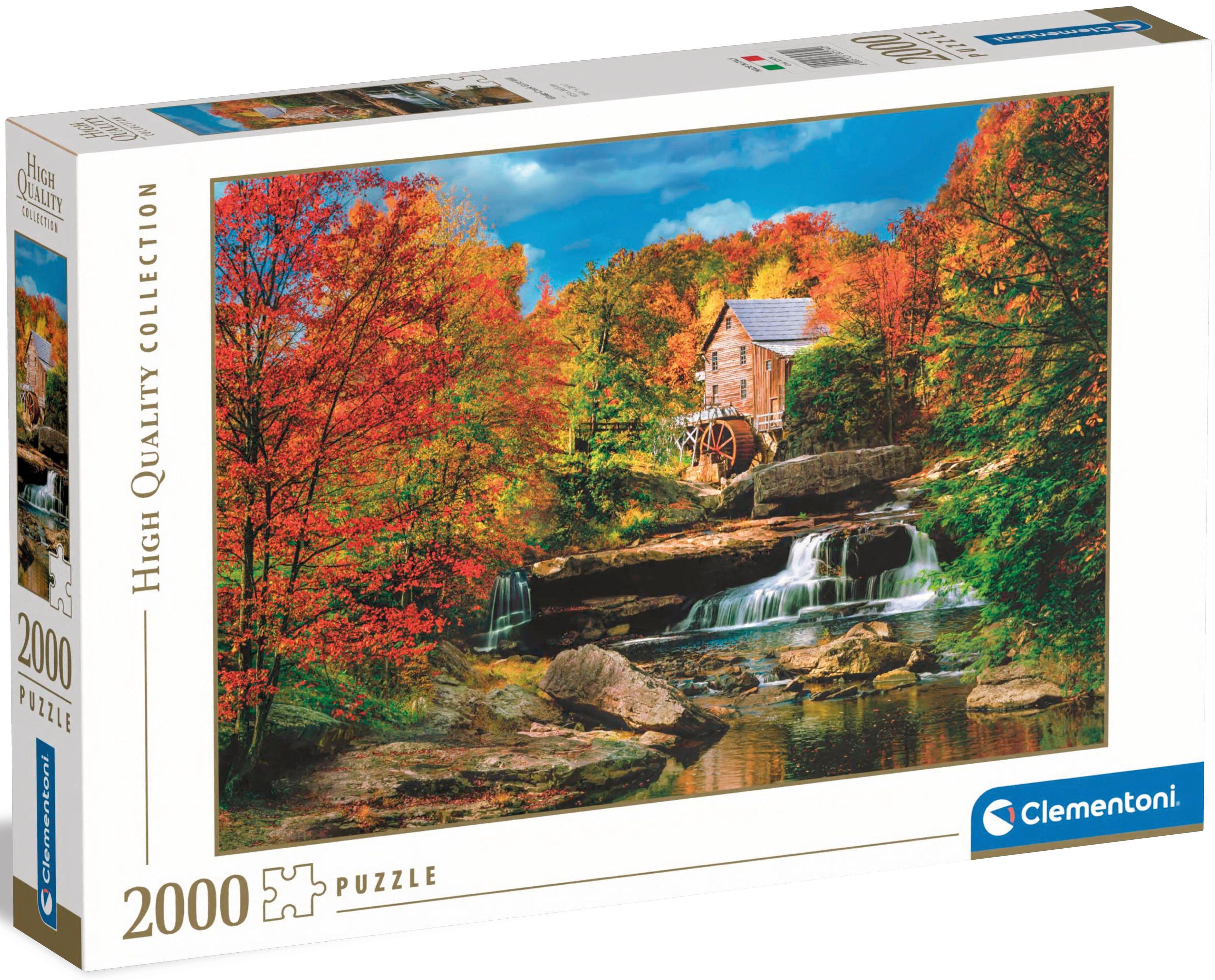 Clementoni® Puzzle High Quality Collection, Glade Creek Grist Mill, 2000 Pu günstig online kaufen