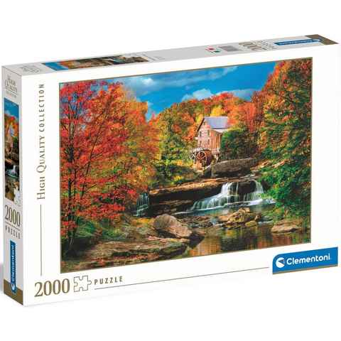Clementoni® Puzzle High Quality Collection, Glade Creek Grist Mill, 2000 Puzzleteile, Made in Europe; FSC® - schützt Wald - weltweit