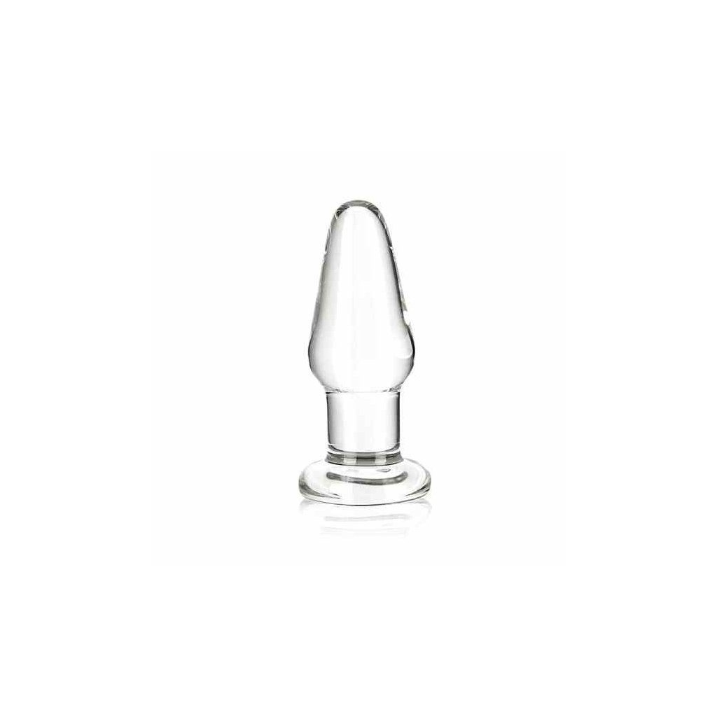 Glas Analplug Glas - Glass Butt Plug 8,9 cm, konischer Analplug