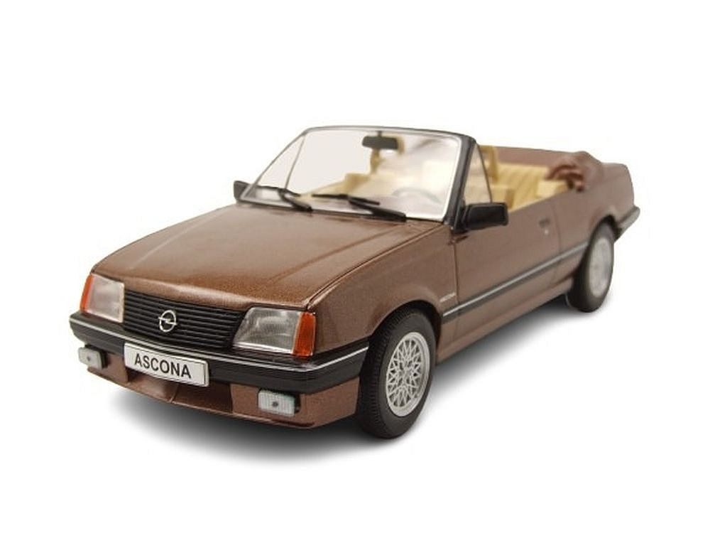 Whitebox Modellauto Opel Ascona C Cabrio 1985 dunkelbraun, Maßstab 1:24