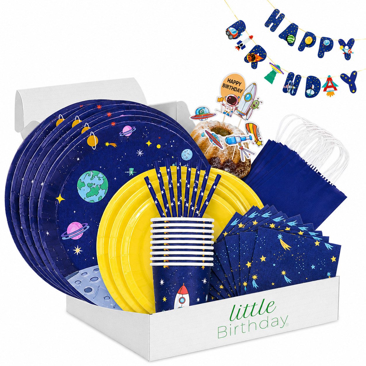 little Birthday Papierdekoration Party Set für Geburtstag oder Party
