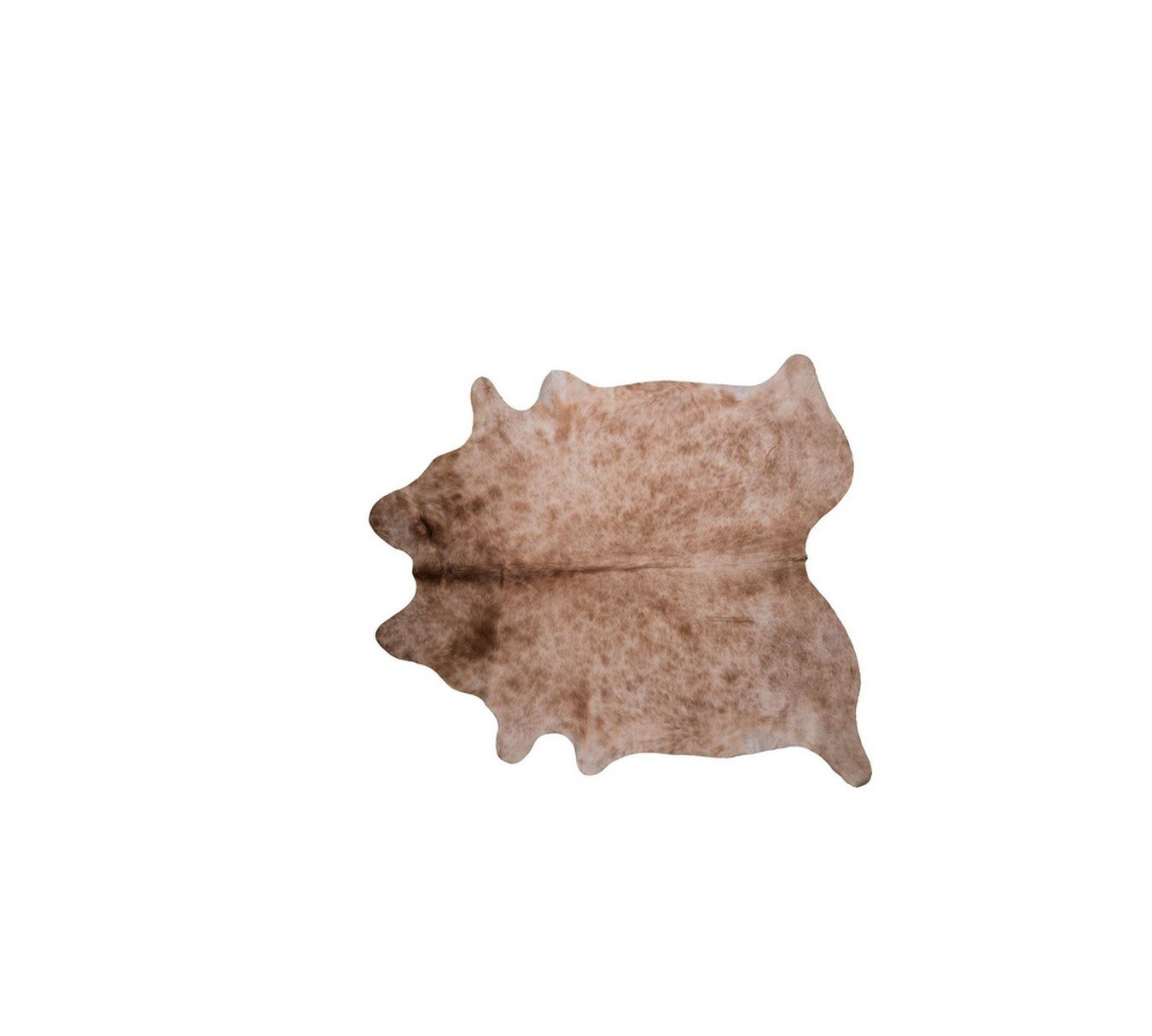 daslagerhaus living Teppich Rinderfell Vintage beige ca 3-4 qm