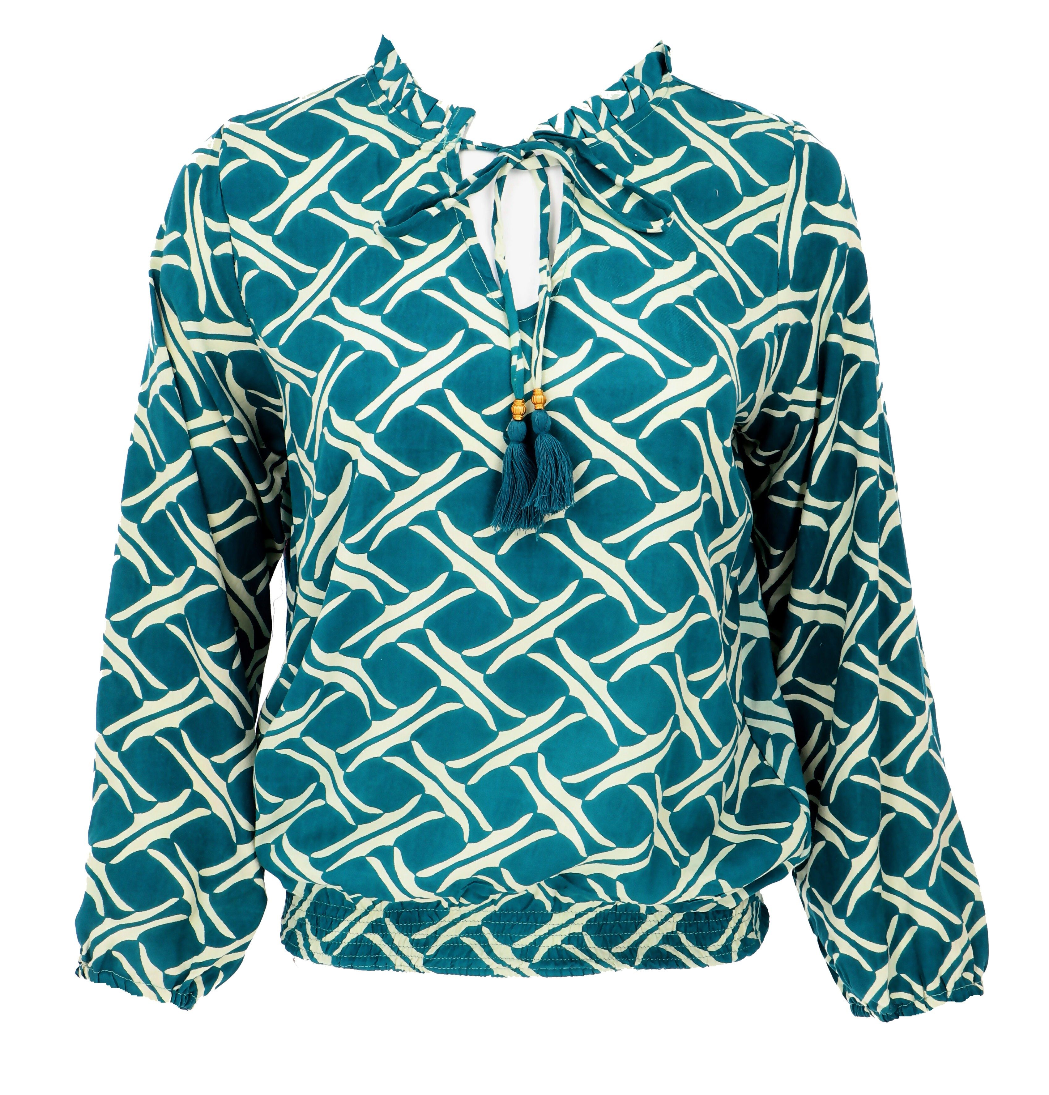 Guru-Shop Longbluse Schlupfpbluse Boho chic, luftige günstig online kaufen