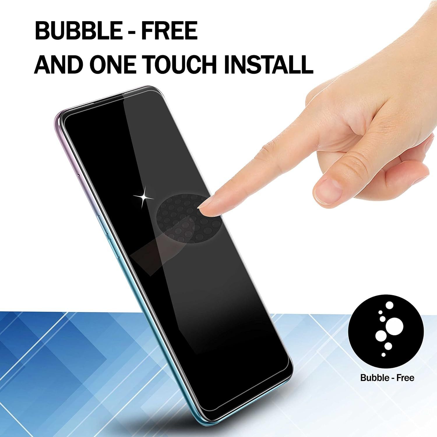 Baker Displayschutzglas 3x Panzerfolie Echt Glas Für Samsung Galaxy für A56 A54 A26 A25 A17 A16 A15 A05 A42 A34 A14 A53 A23 A13 A33 A03 A51 A71 M33 M23 M53 A32  – Bild 5 von 5