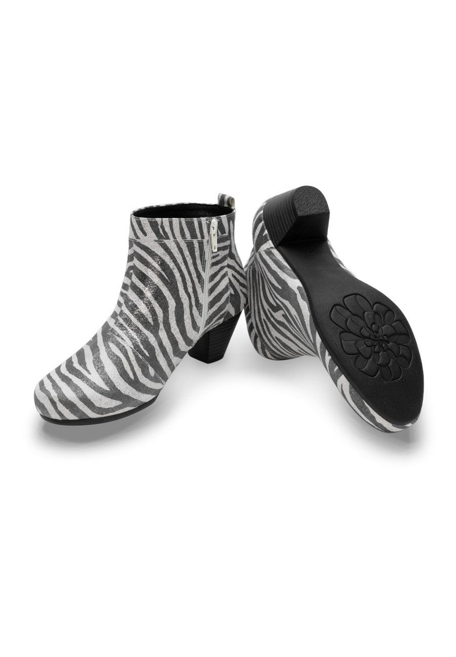 vitaform Damen Stiefeletten Samtziegenleder Stiefelette