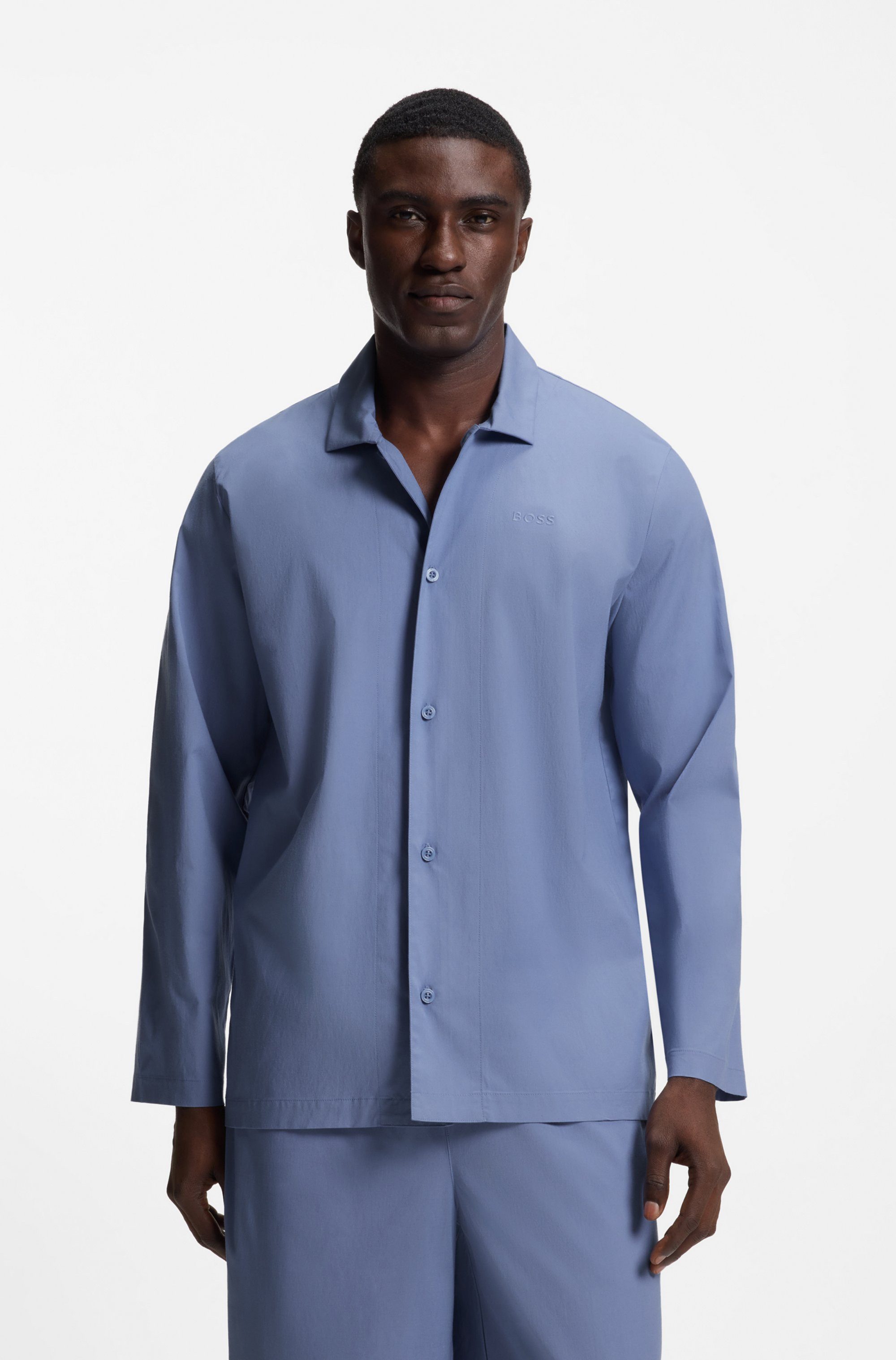 BOSS Pyjama Chris (2 tlg) normale Passform, mit elastischem Bund