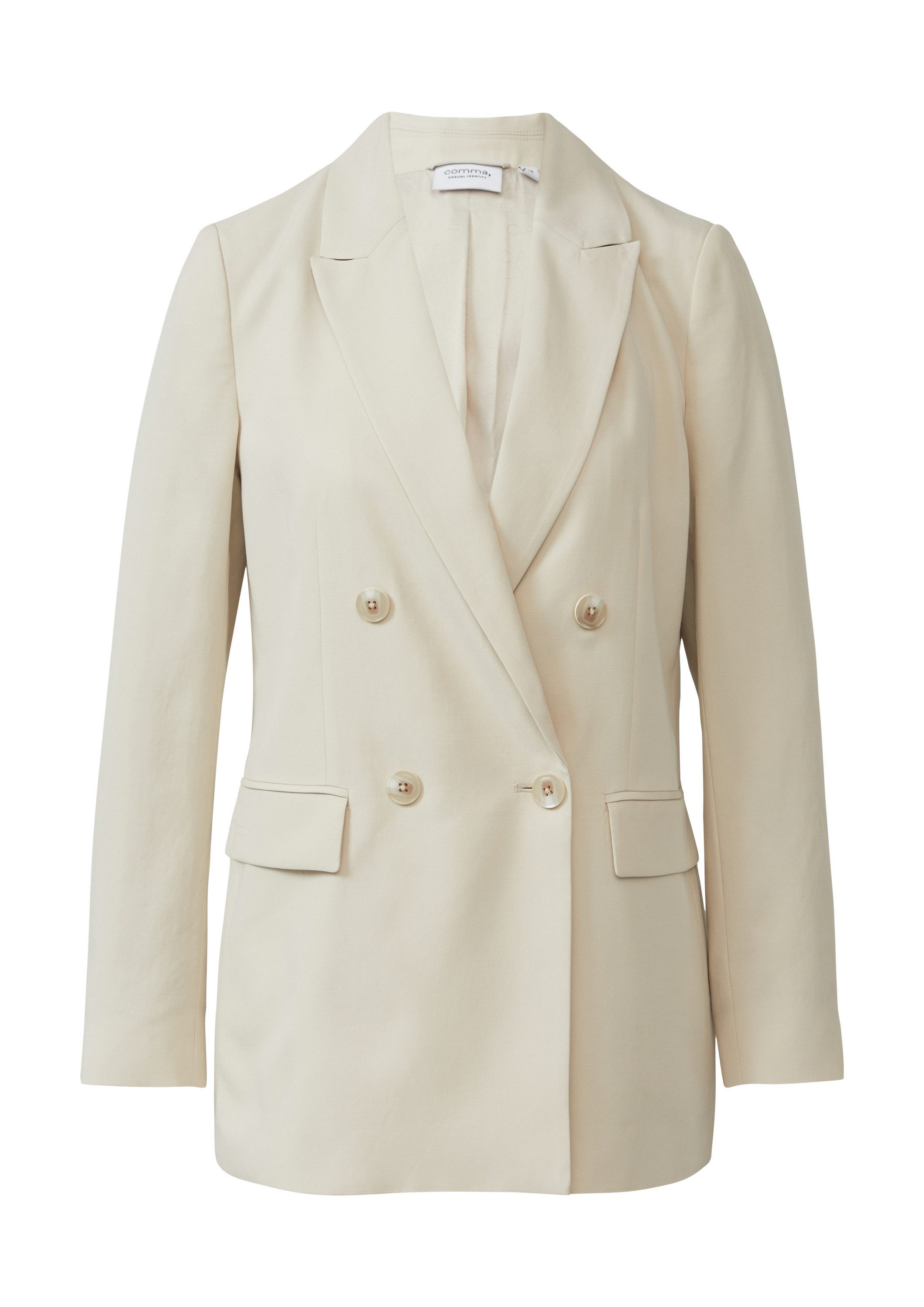 comma Jackenblazer Indoor-Blazer Zweireihiger Blazer mit günstig online kaufen
