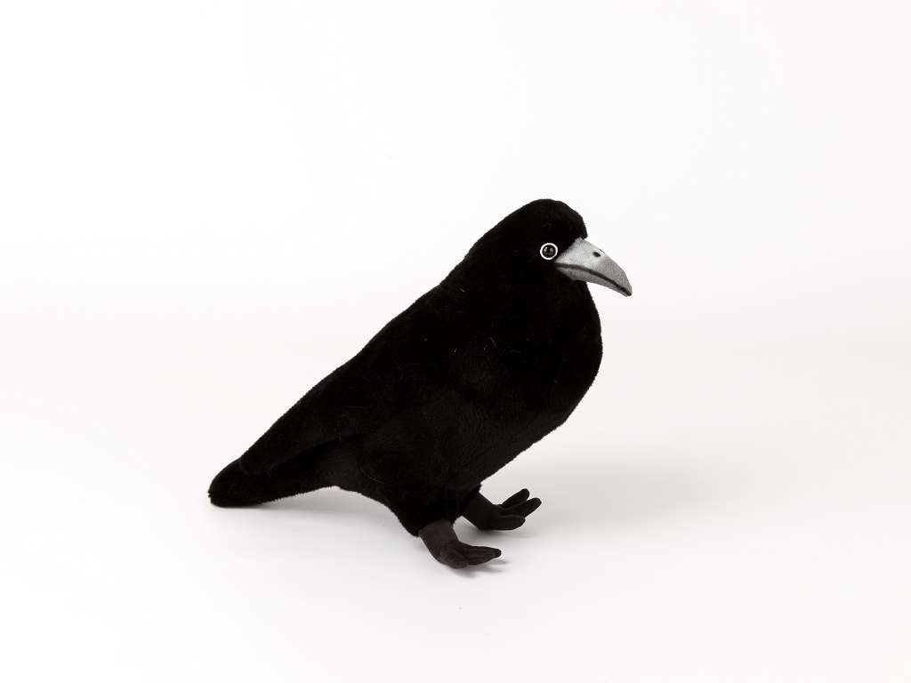 Kösen Kuscheltier Kösen Saatkrähe Ilse 29 cm Vogel schwarz Rabe
