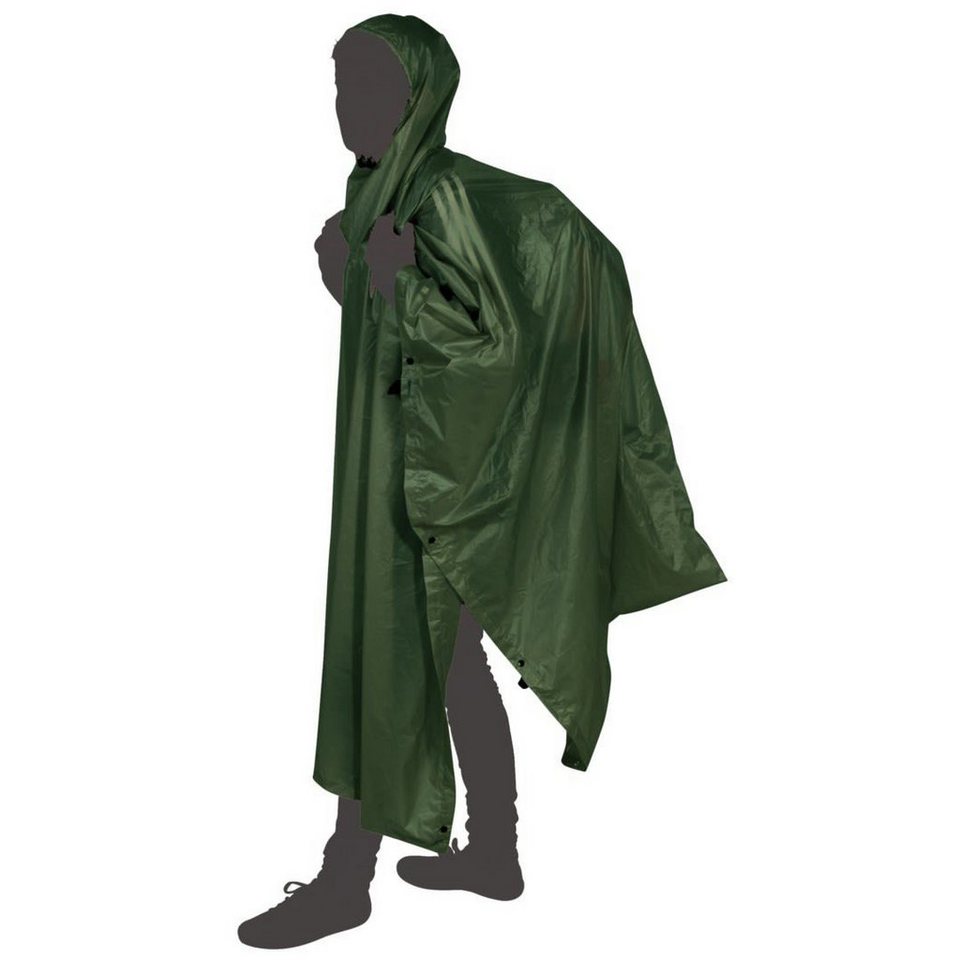 Regenmantel Tarp ultraleichter Bach Vielseitiger 3-in-1 Parka, Poncho Bach Poncho