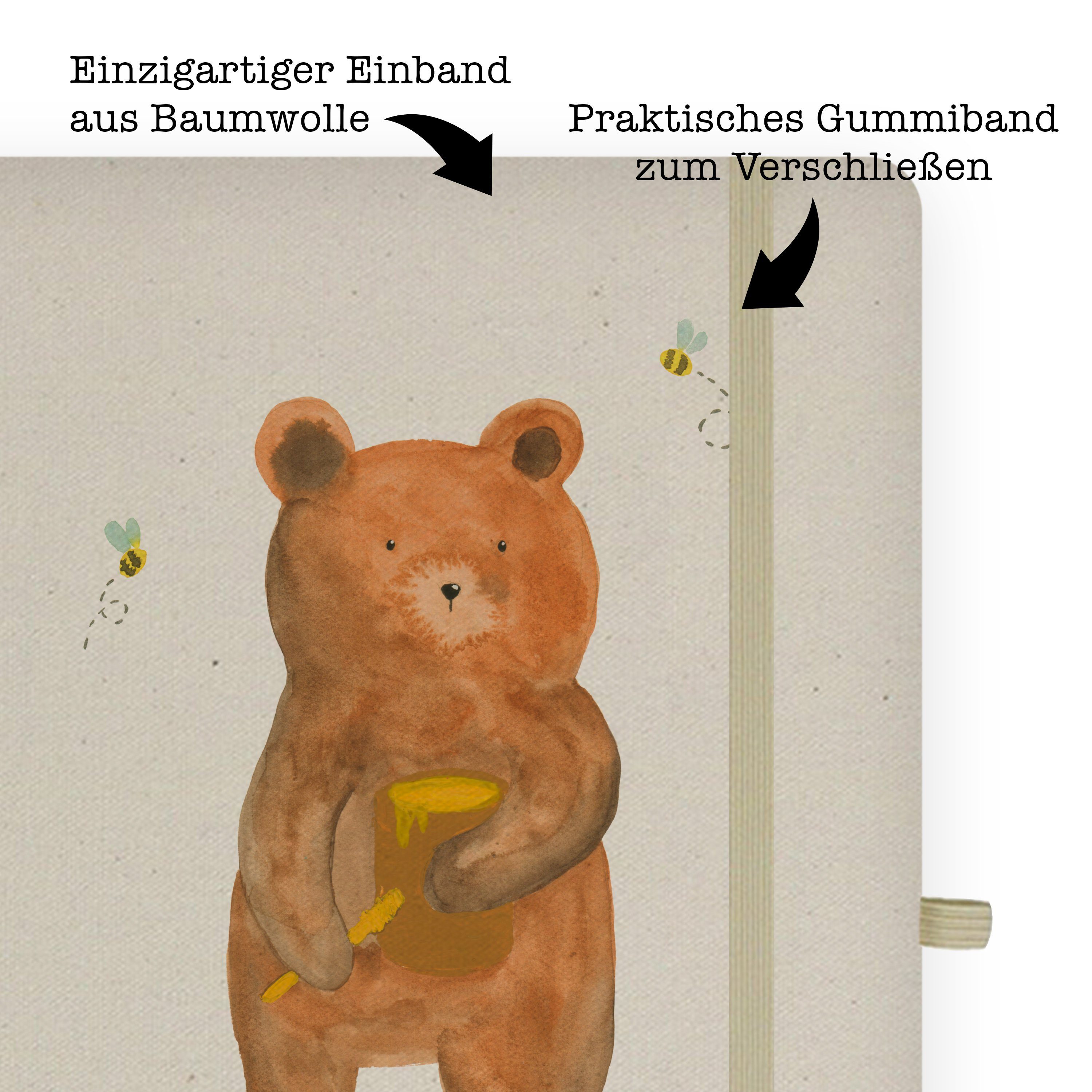 & Teddy, Mrs. Mr. Notizbuch Mrs. Panda Honigbär Panda Transparent - & Notizheft, Geschenk, - Fre Skizzenbuch, Mr.