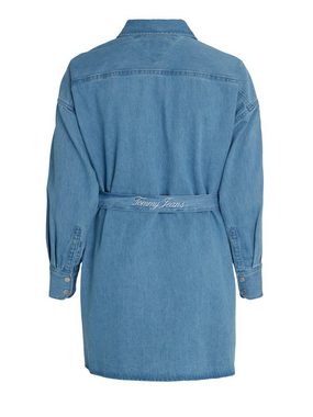 Tommy Jeans Curve Shirtkleid TJW BELTED DENIM SHIRT DRESS EXT