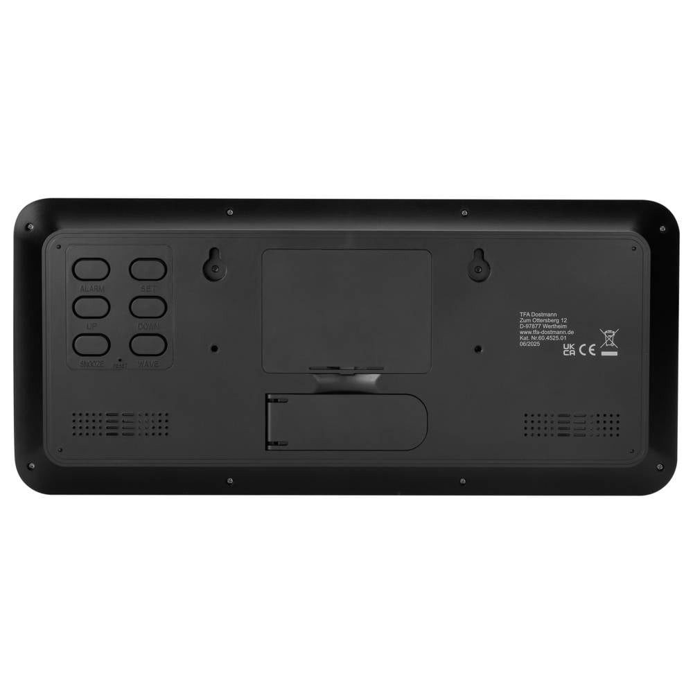 TFA Dostmann Wanduhr 60.4525.01 (Großes Display)