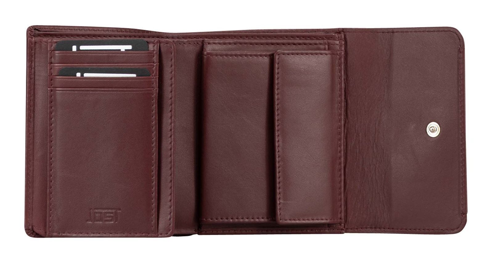 Jost Geldbörse Wallet, aus echtem Rindsleder mit RFID-Blocker Schutz
