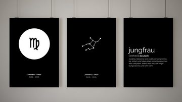 MOTIVISSO Poster Sternzeichen Jungfrau - Definition