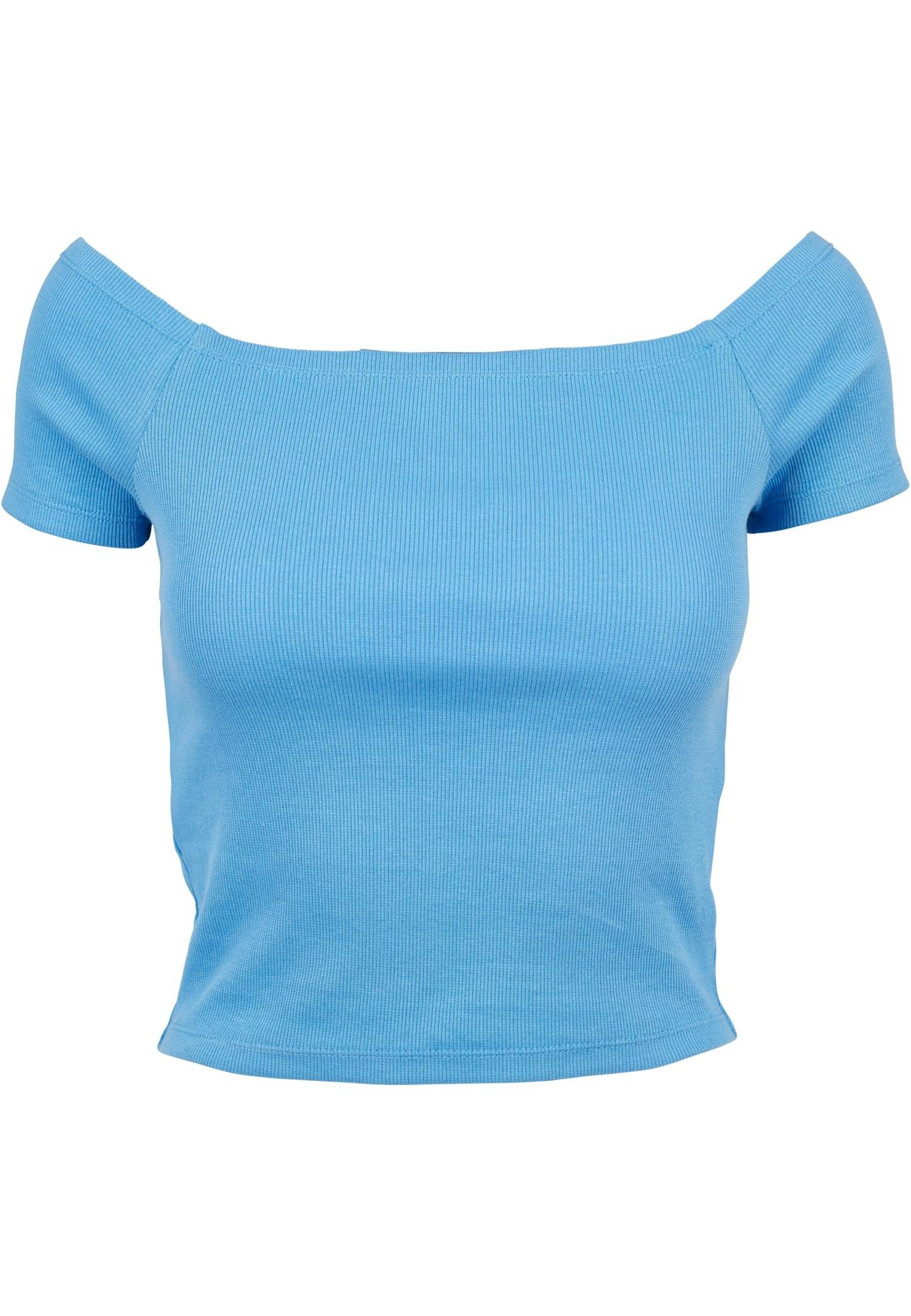 Ladies T-Shirt Shoulder Rib Off Tee horizonblue CLASSICS (1-tlg) Damen URBAN