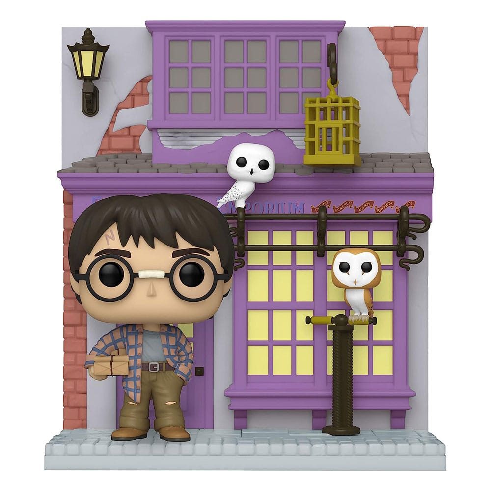 Funko Merchandise-Figur Harry Potter Deluxe - Diagon Alley- Eeylops Owl Emporium w/Harry