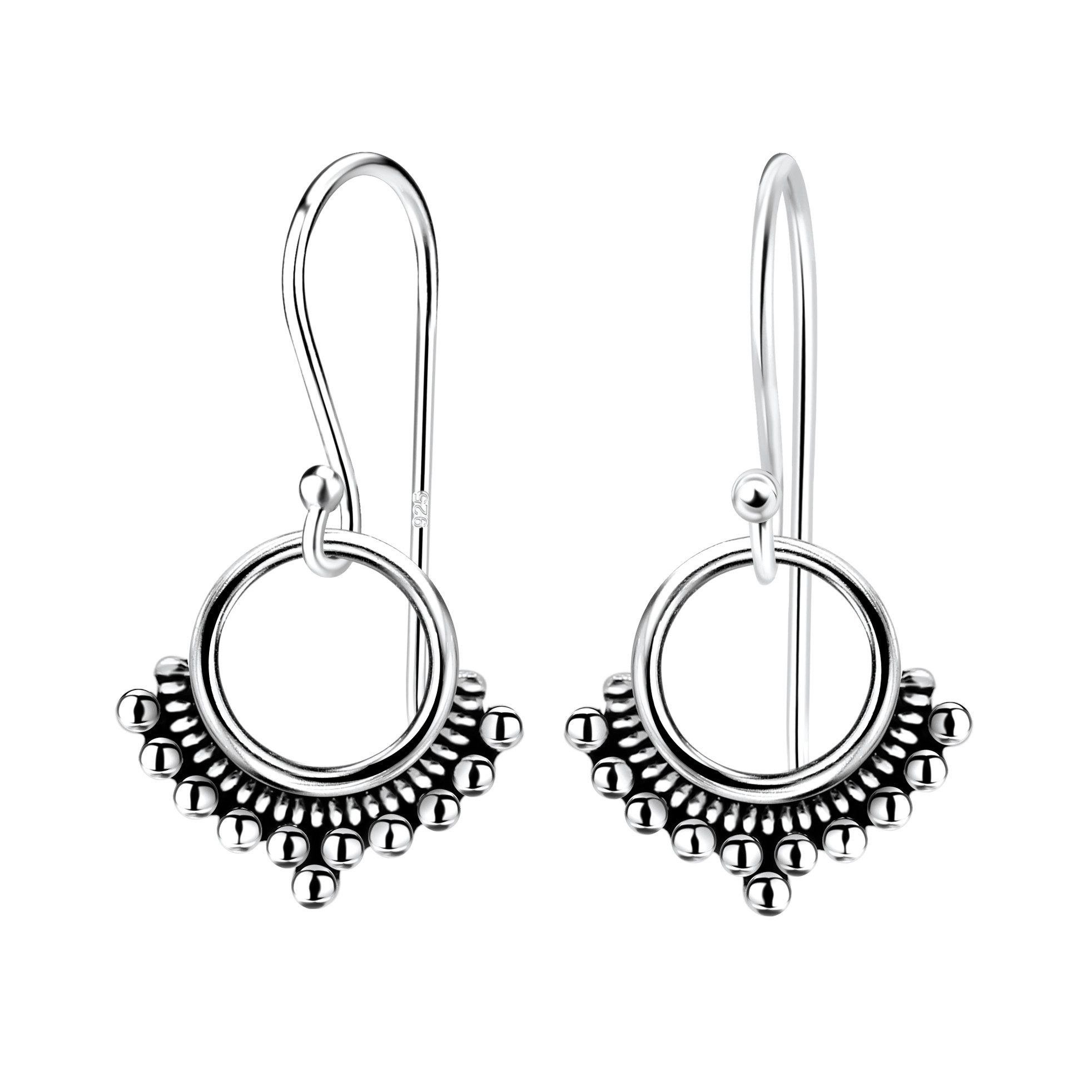 Ohrring-Set Ohrhänger Ethno Style aus 925 Silber Damen