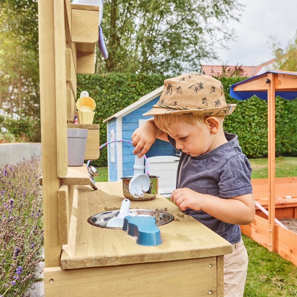 HOME DELUXE Outdoor-Spielküche MANDU Tannenholz