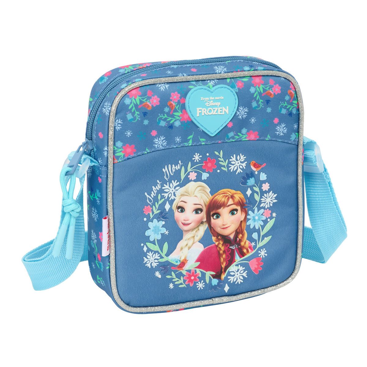 Frozen Kinderrucksack Kindertasche Umhängetasche Frozen Blau 16x18x4 cm
