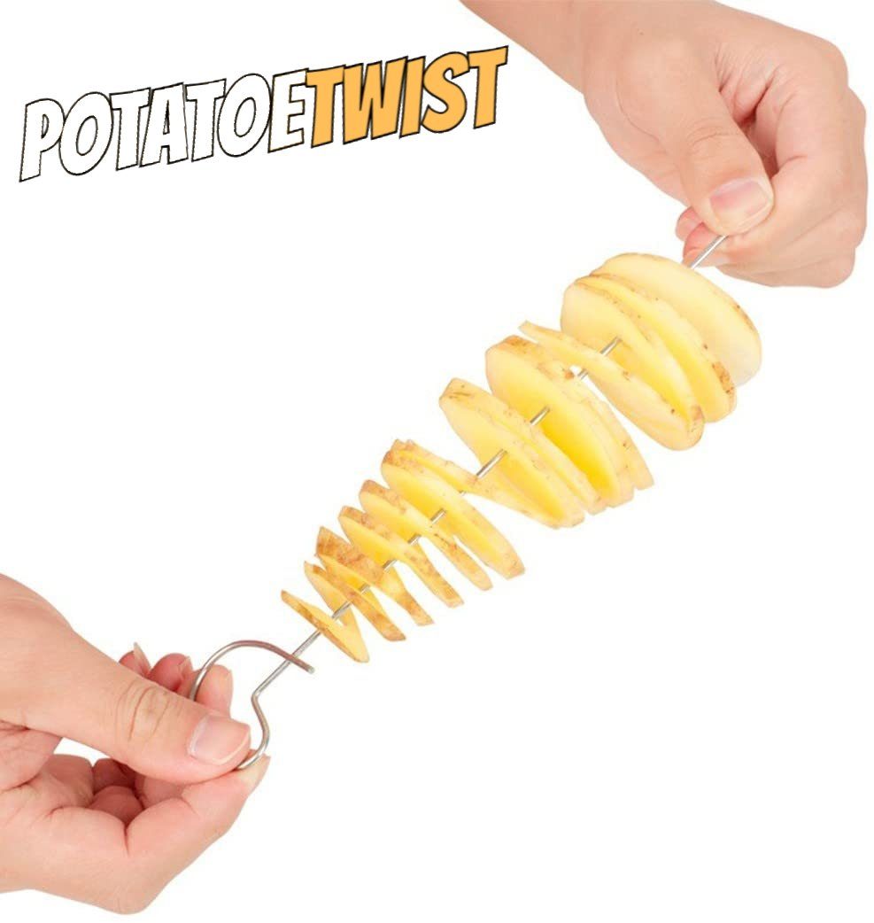 MAVURA Spiralschneideraufsatz PotatoeTwist Set Kartoffelspirale  Spiralkartoffel Edelstahl Kartoffel Twister Gemüse Obst Spiralschneider  Kartoffelschneider Tornado Chips online kaufen | OTTO