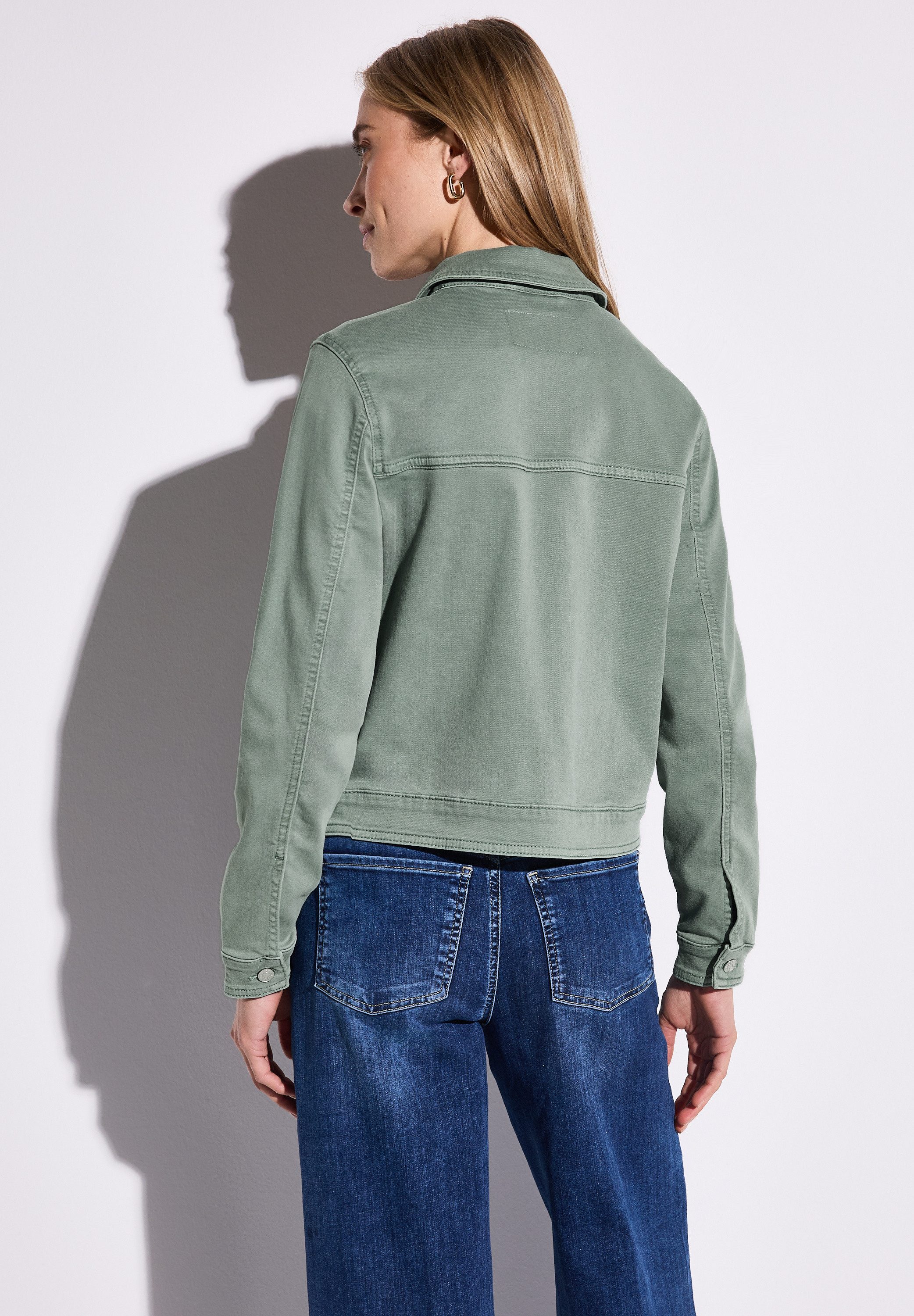 STREET ONE Jeansjacke mit Knopfleiste günstig online kaufen