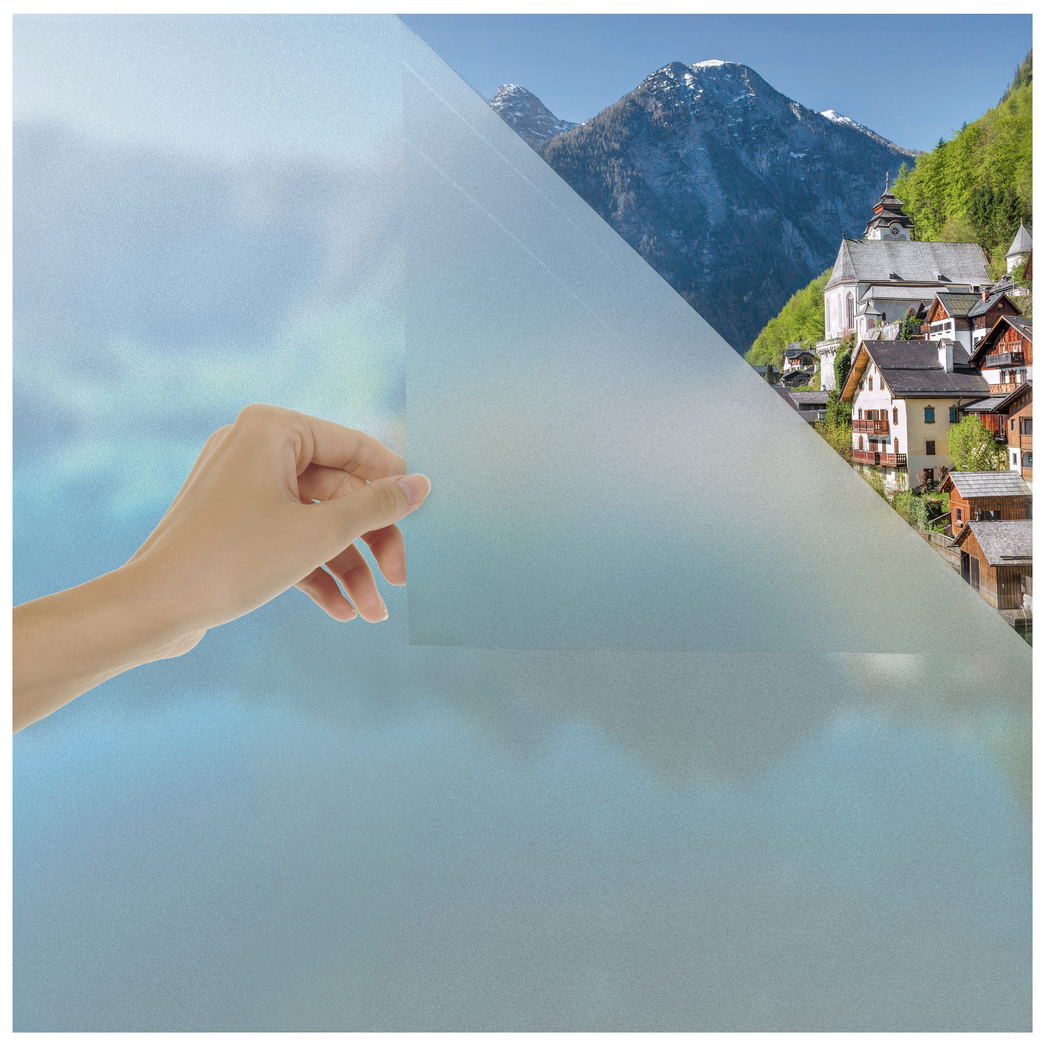 Blumtal Fensterfolie mit Milchglas-Effekt für Privatsphäre, Fensterfolie se günstig online kaufen