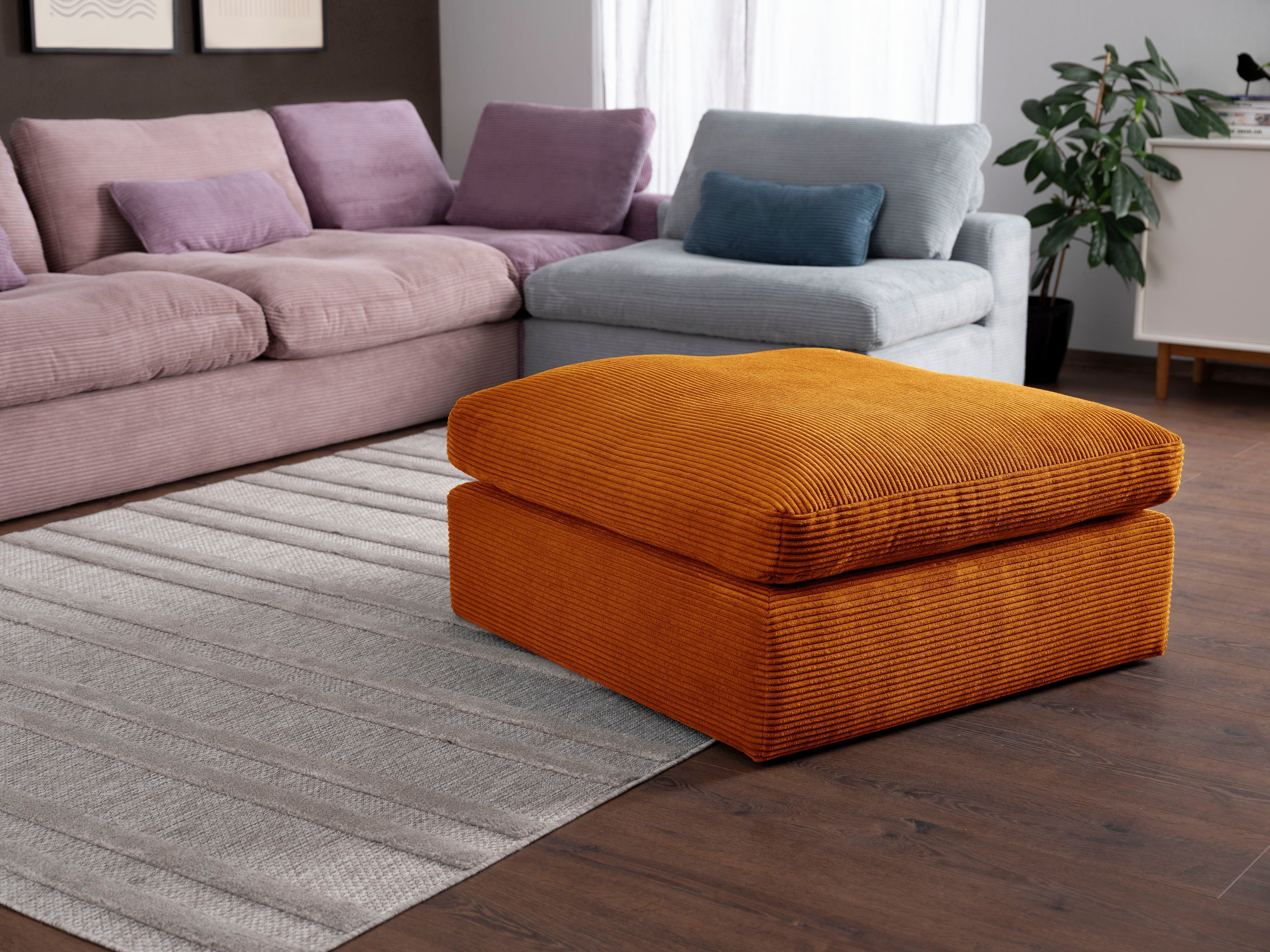 alina Hocker Sandy, 98 cm breit und 98 cm tief