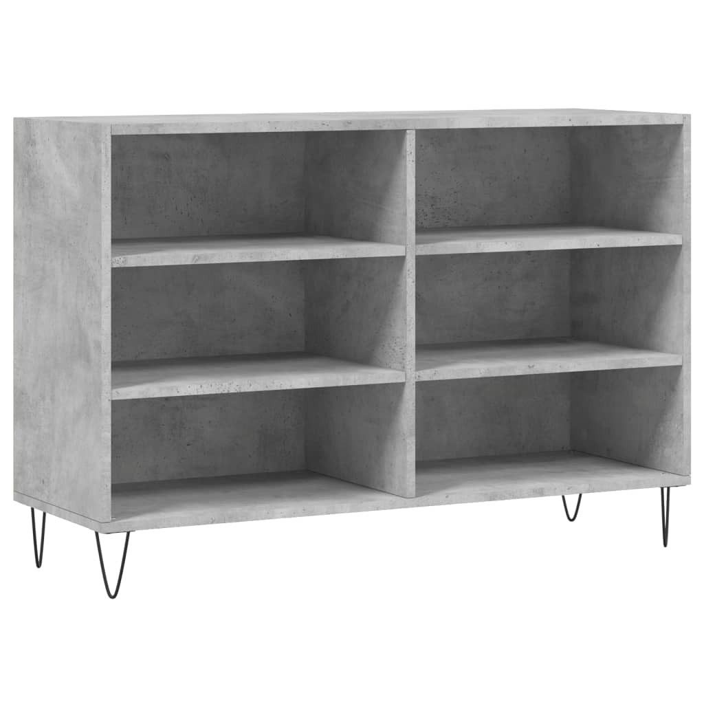 vidaXL Sideboard Sideboard Betongrau 103,5x35x70 cm günstig online kaufen