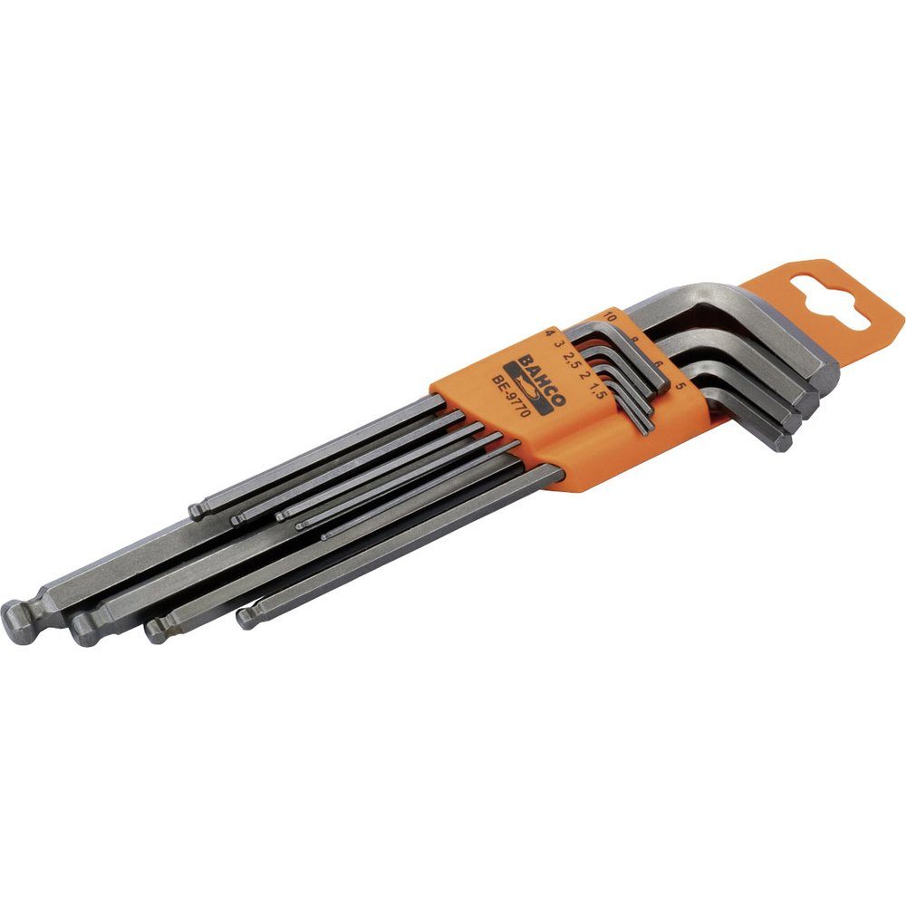 BAHCO Schraubendreher Bahco Winkelschraubendreher-Set 1.5 mm, 2 mm, 2.5 mm, 3 mm, 4 mm, 5