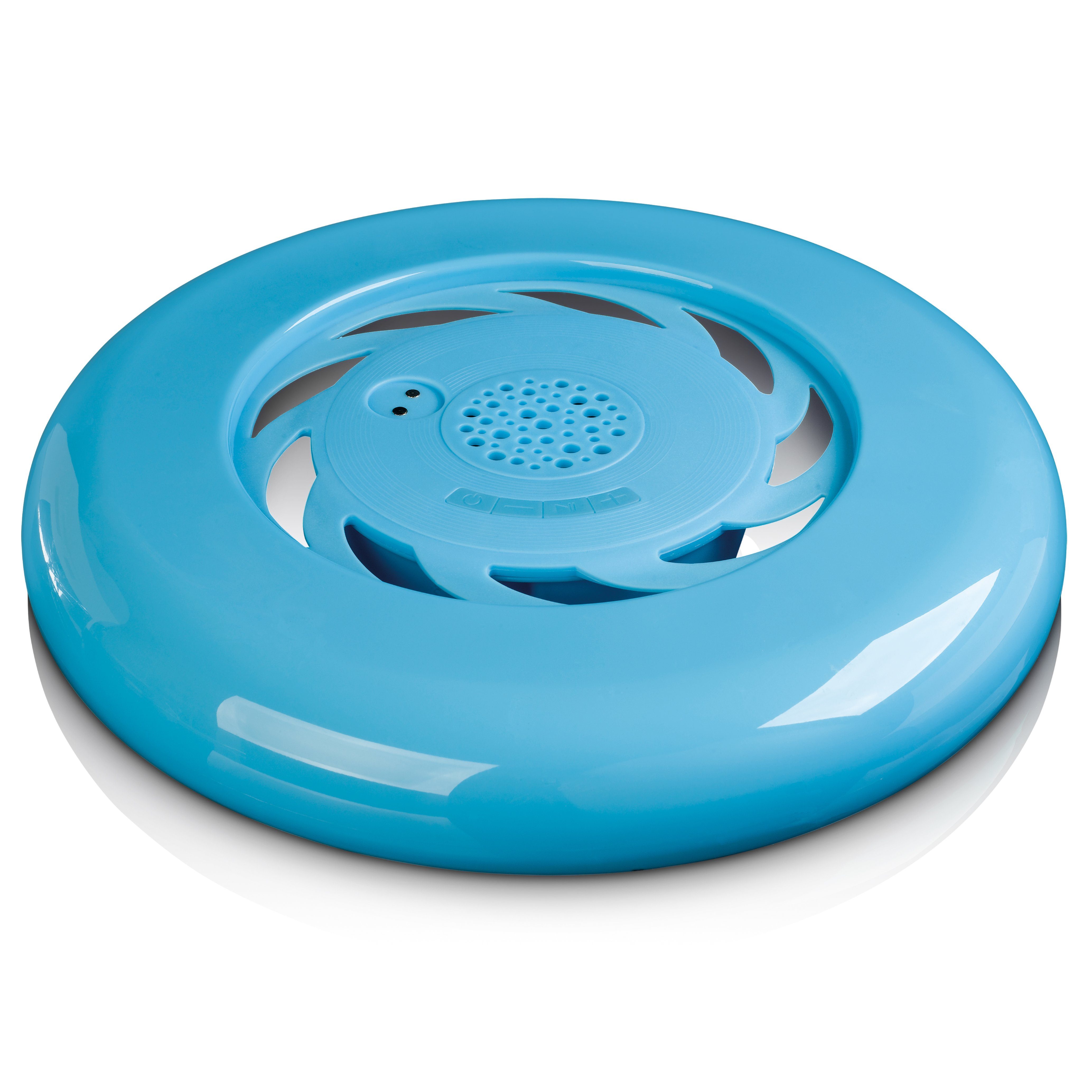 Lenco AFB-100BU Bluetooth-Lautsprecher 1.0 (Bluetooth, 2 W, Wasserfeste Bluetooth Frisbee mit Lautsprechern - 20m Sound-Reichweite)