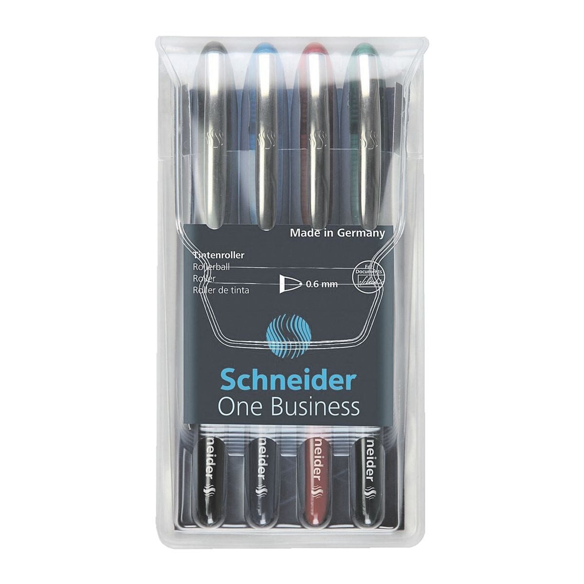 Schneider Tintenroller One Business 183094, Strichstärke 0,6 mm, dokumentenecht
