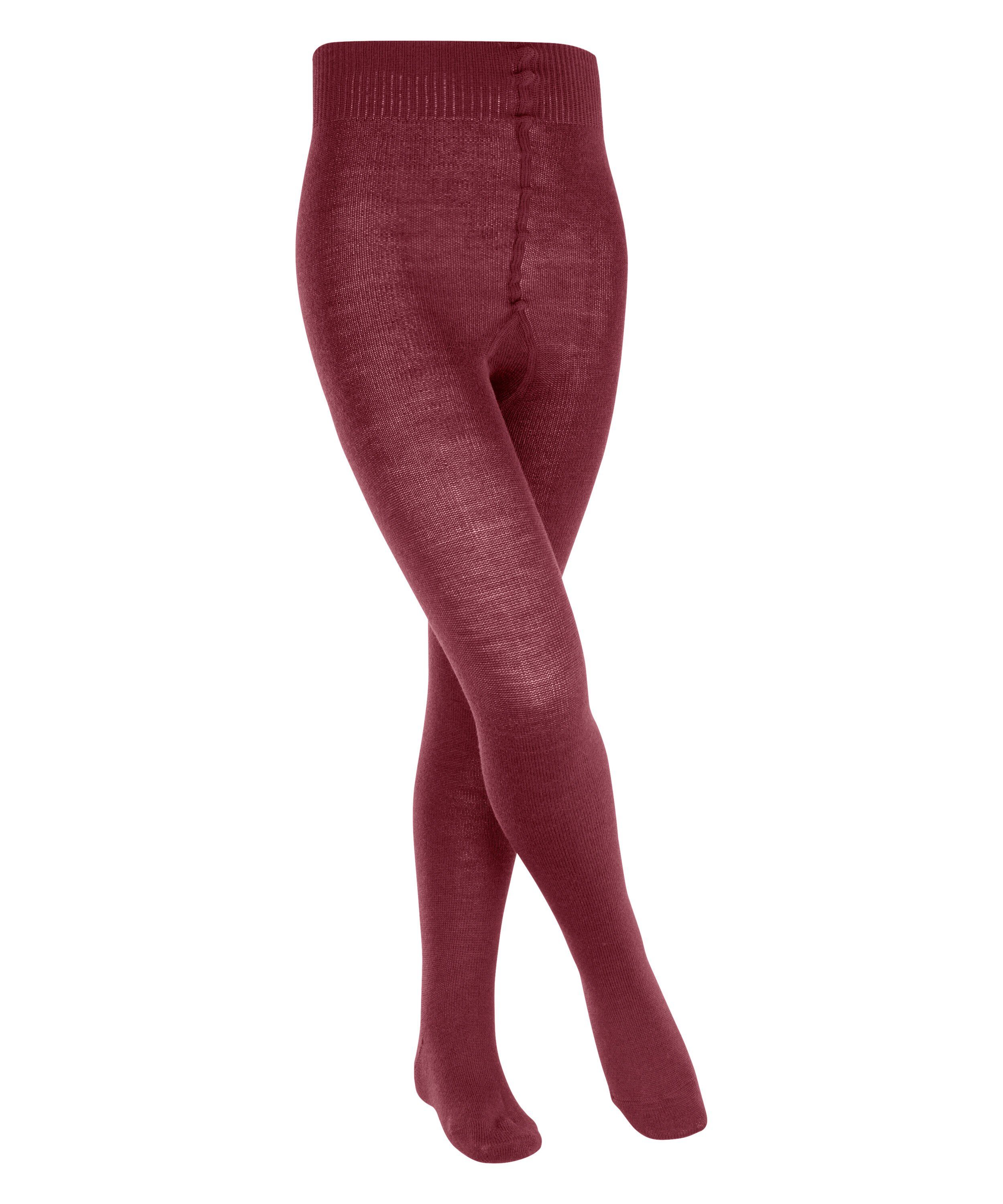 FALKE Strickstrumpfhose Comfort Wool (1 St) mit verstärkten Belastungszonen ruby (8830)