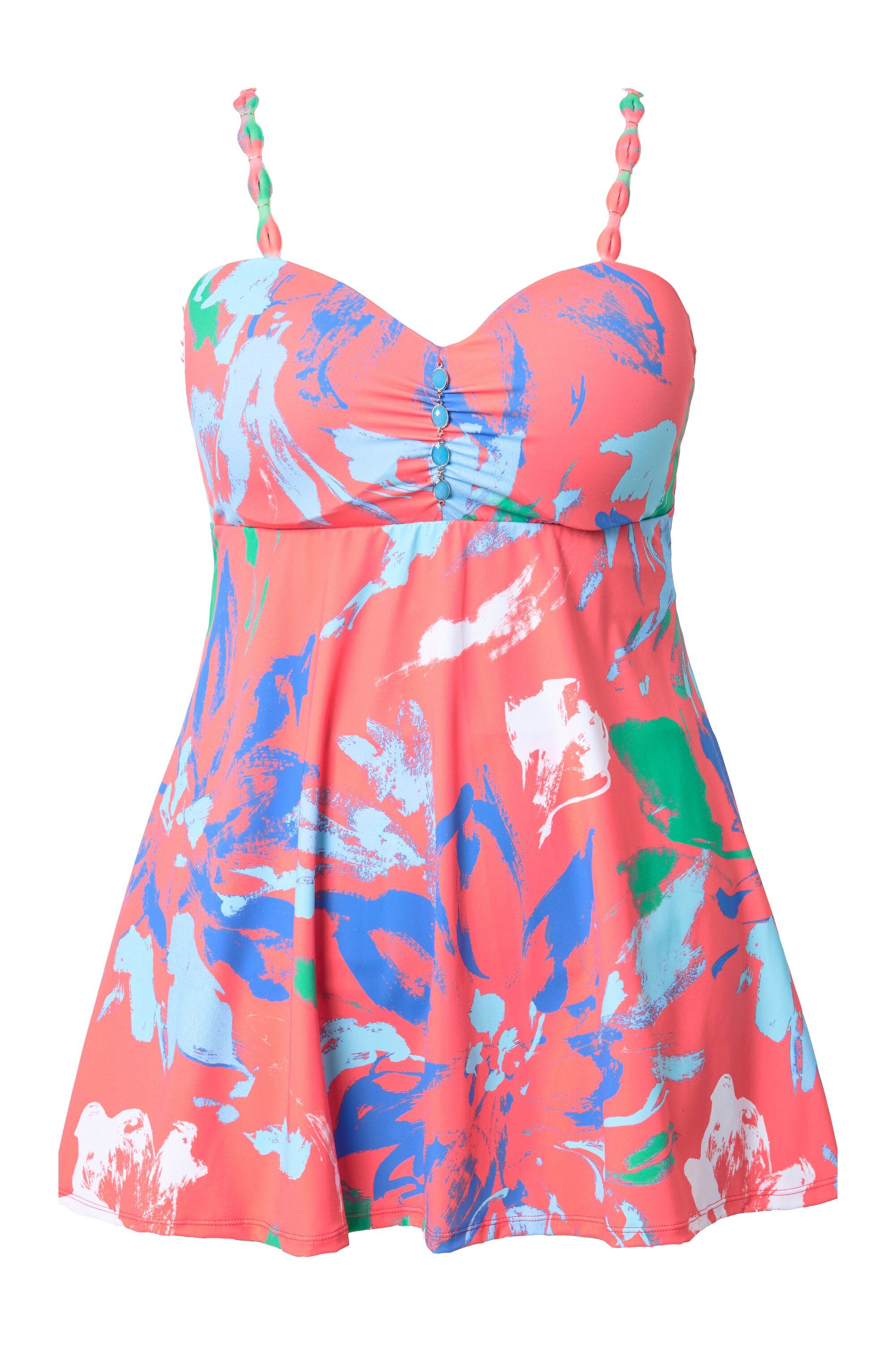 Ulla Popken Badekleid Badekleid Blüten Bügel-Softcups günstig online kaufen
