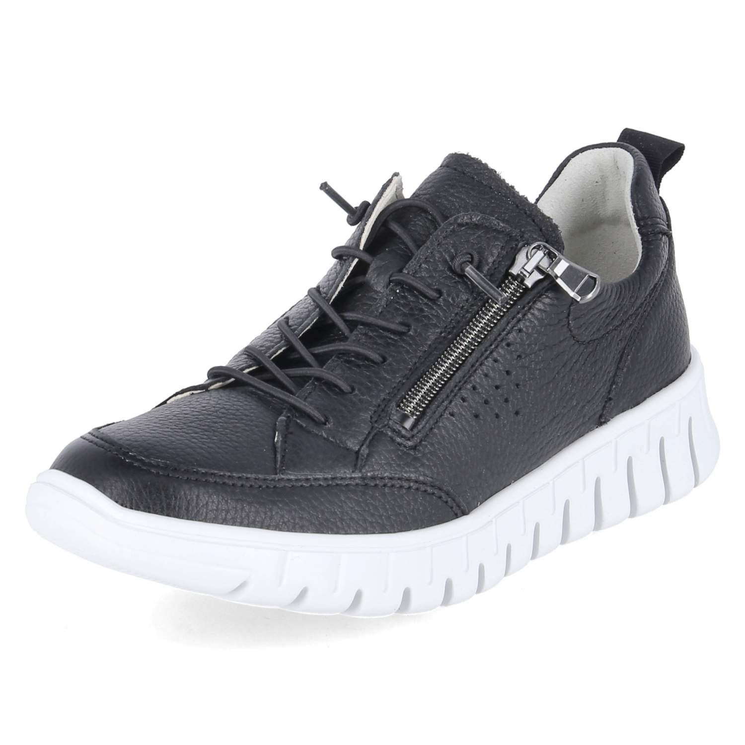 Waldläufer Waldläufer 916003-169/001 Damen Glattleder schwarz Schnürschuh günstig online kaufen