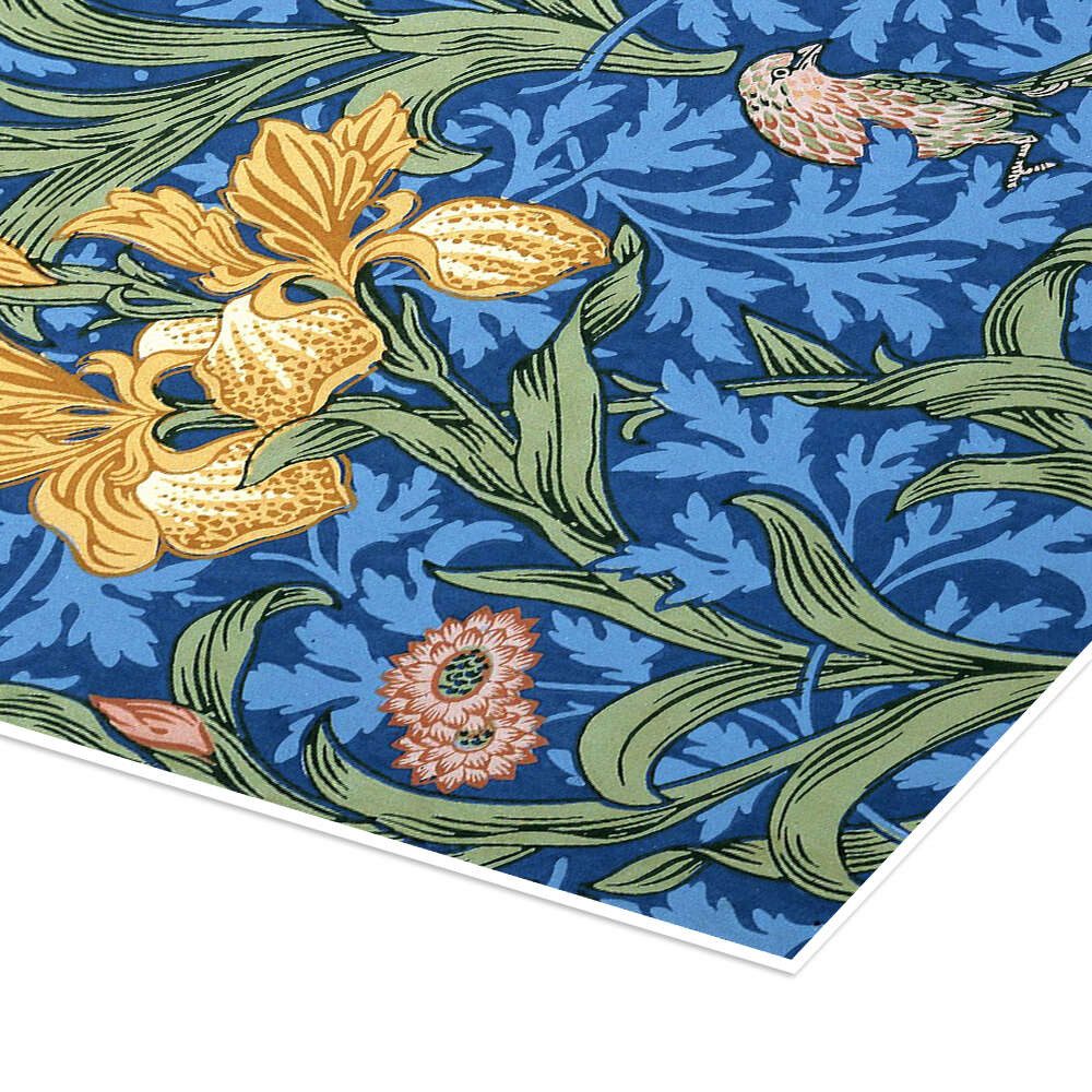 Posterlounge Wandbild Iris, William Morris, erhältlich als Poster, Leinwandbild, Wandsticker oder Acrylglasbild