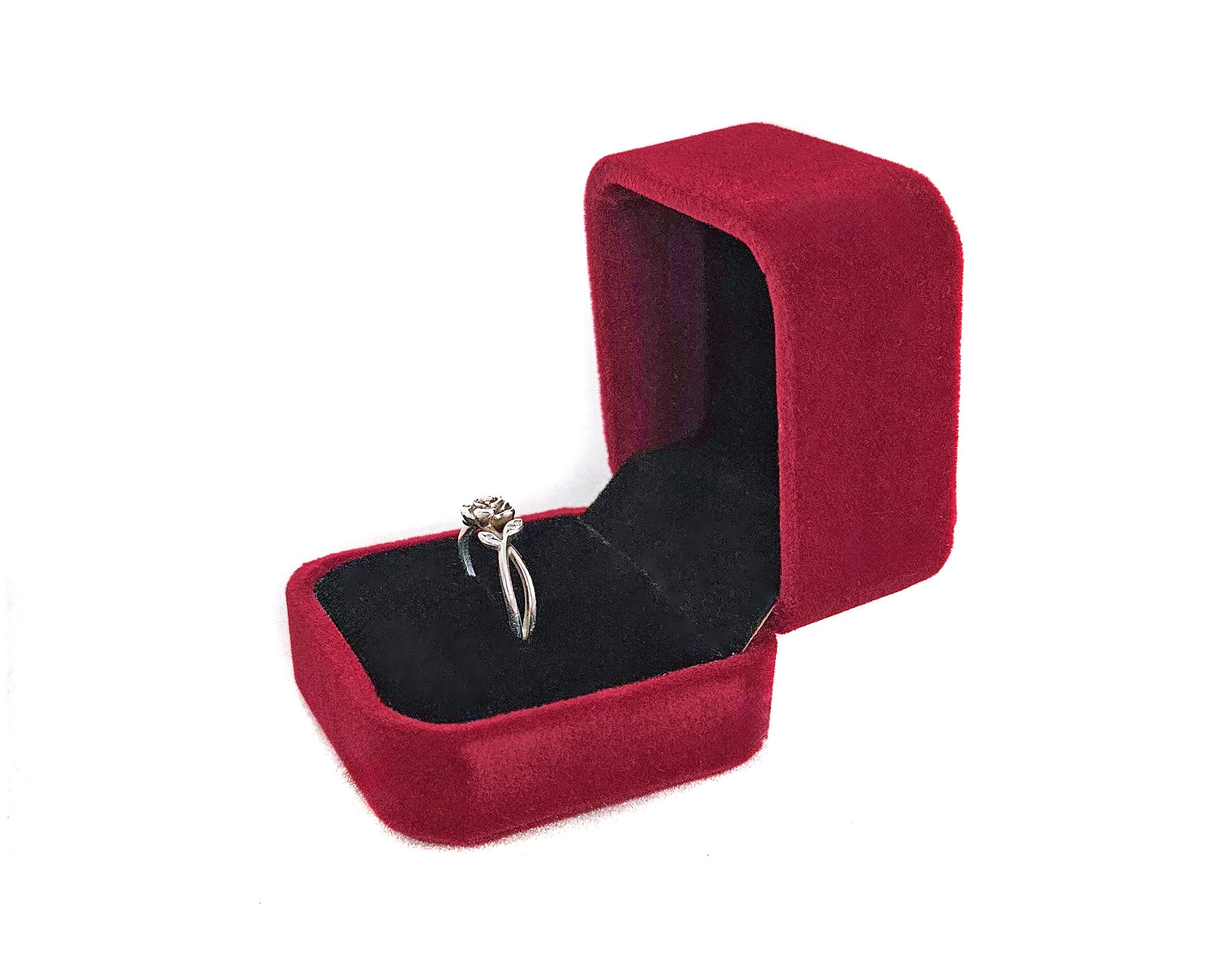 Yudu Aufbewahrungsbox Schmuckschachtel Ringetuis Ringbox Verpackung Geschenkbox – Bild 3 von 4